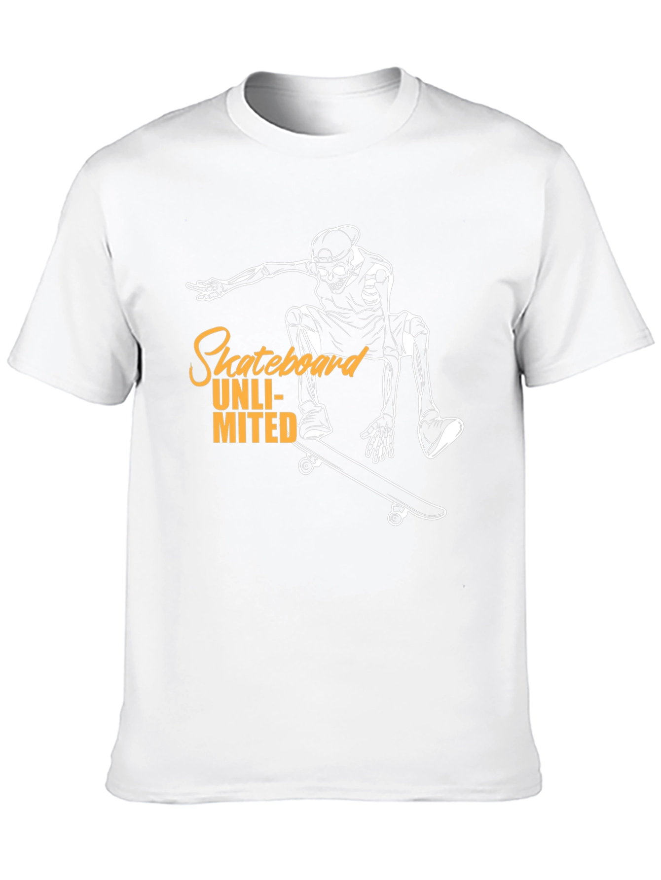Skateboard Unlimited Black Graphic Tee
