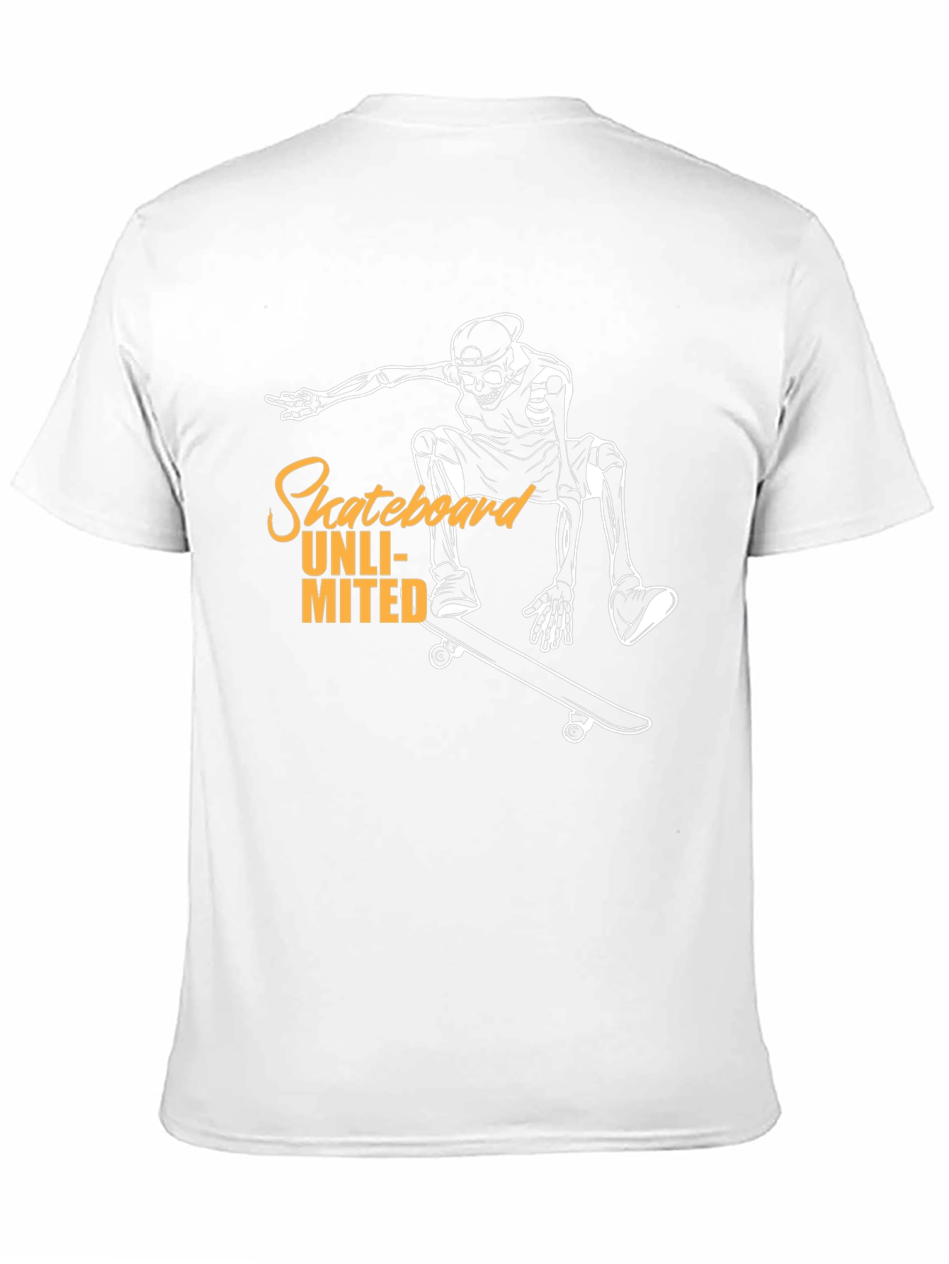 Skateboard Unlimited Black Graphic Tee