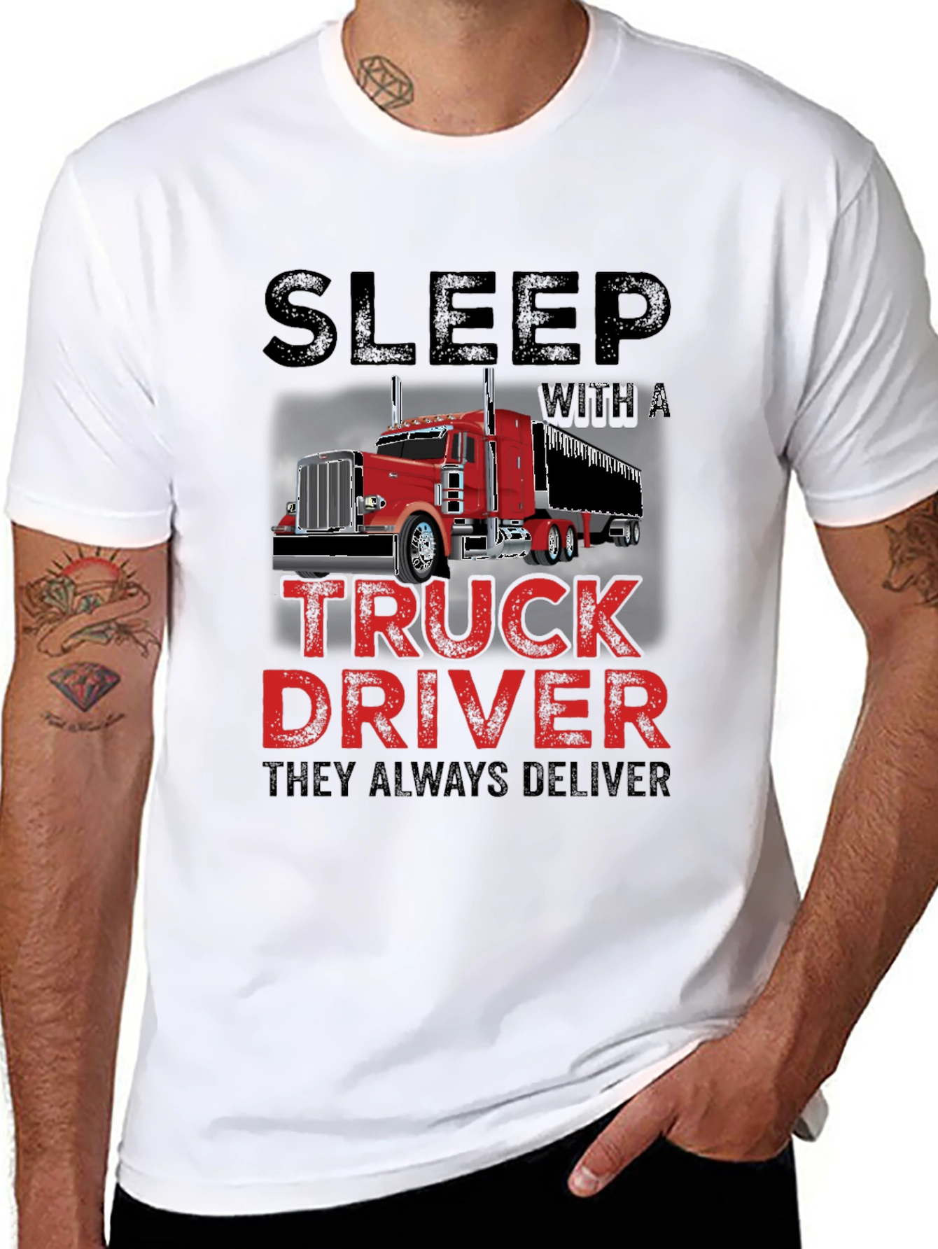 Sleep With a Truck Driver T-Shirt