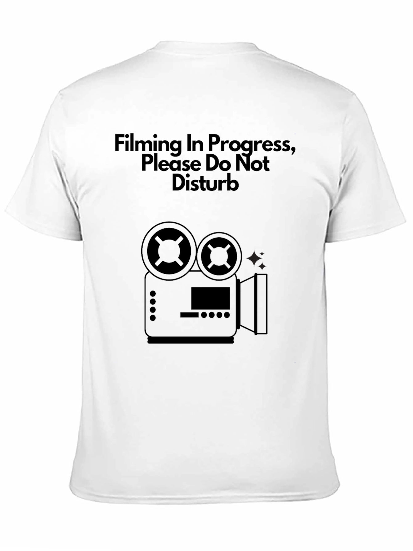 Filming in Progress T-Shirt - Movie Maker Crew Tee