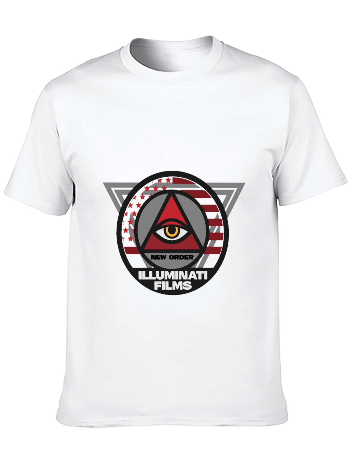 New Order Illuminati Films Graphic T-Shirt