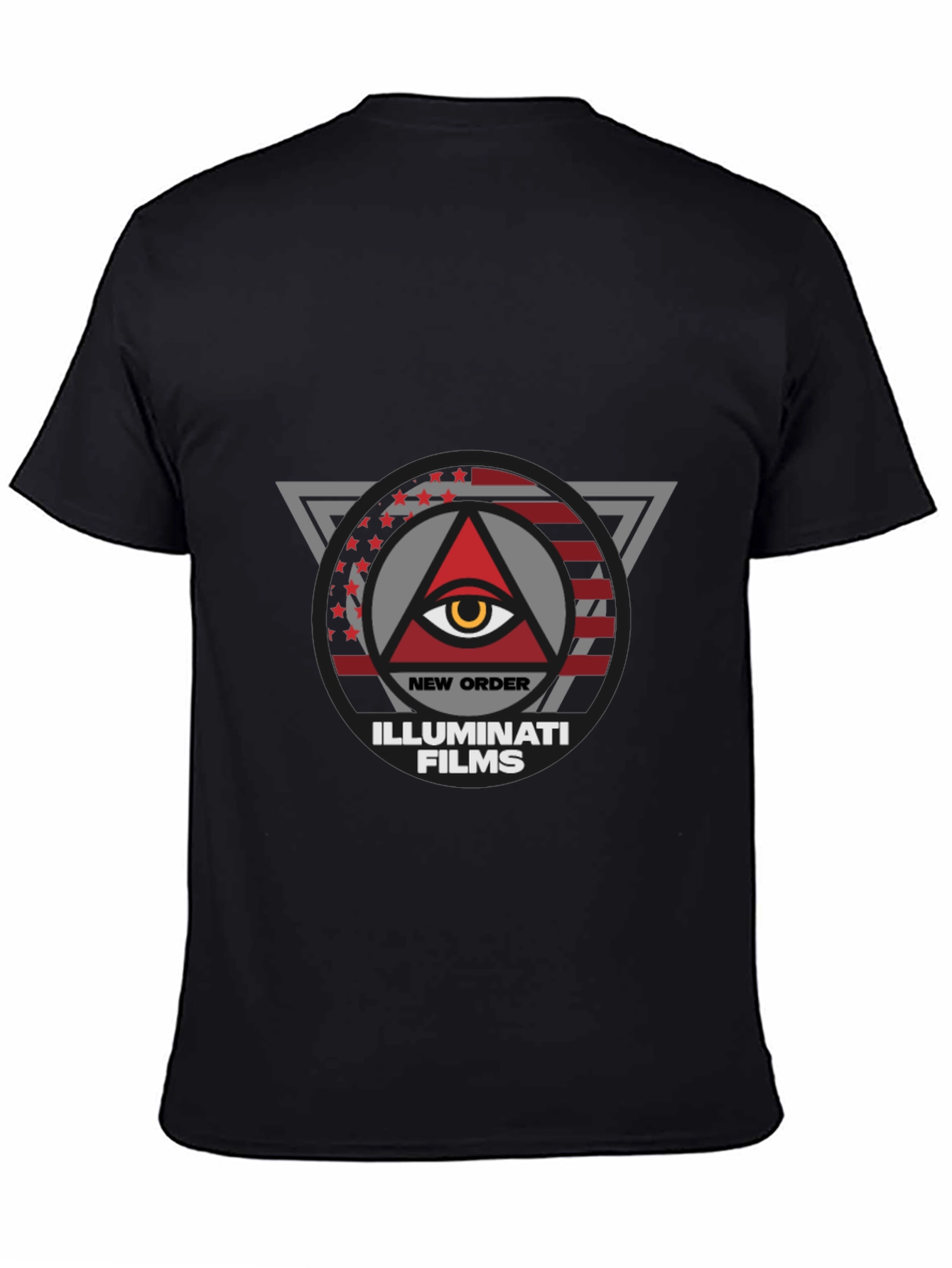 New Order Illuminati Films Graphic T-Shirt