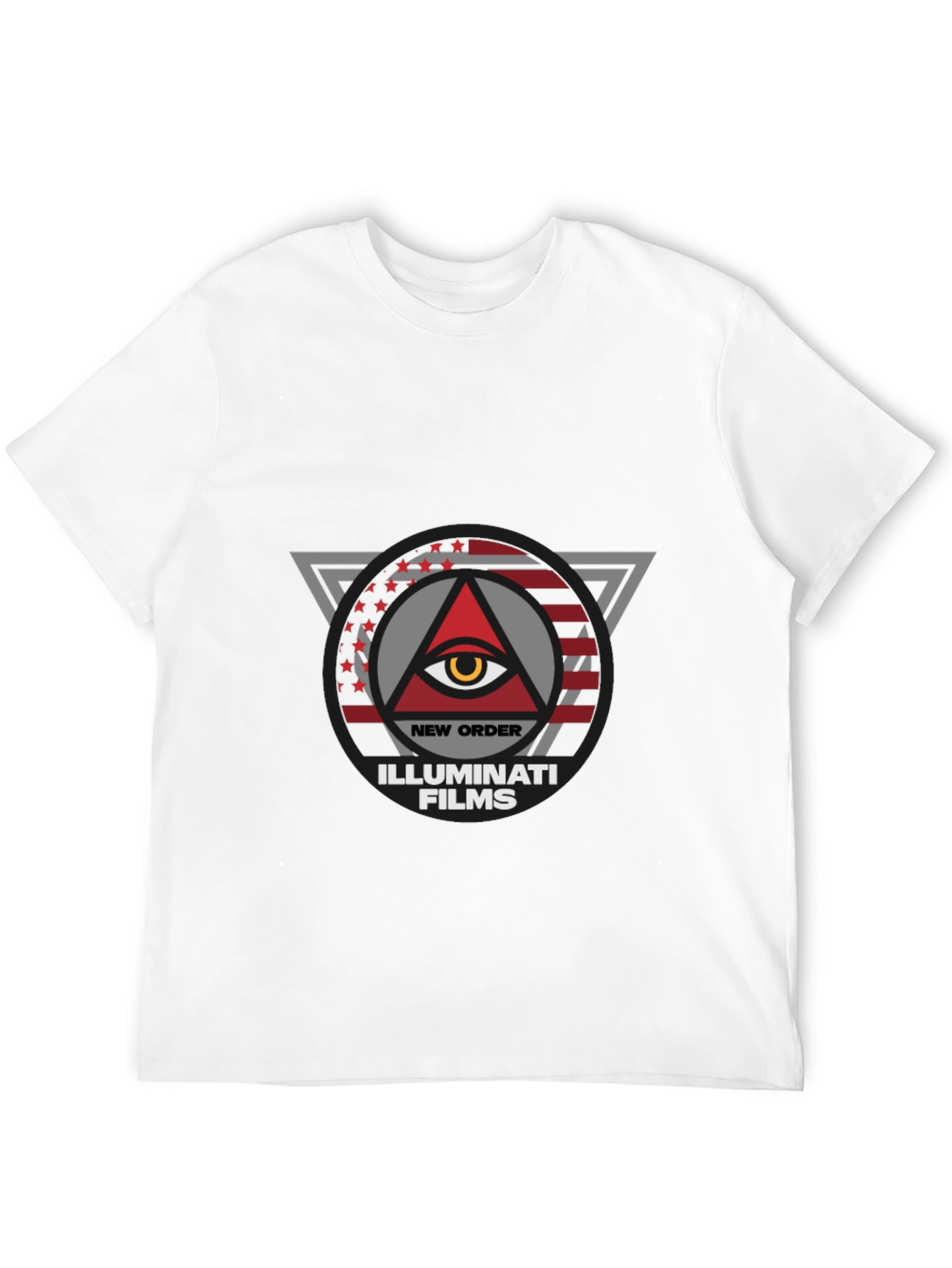 New Order Illuminati Films Graphic T-Shirt