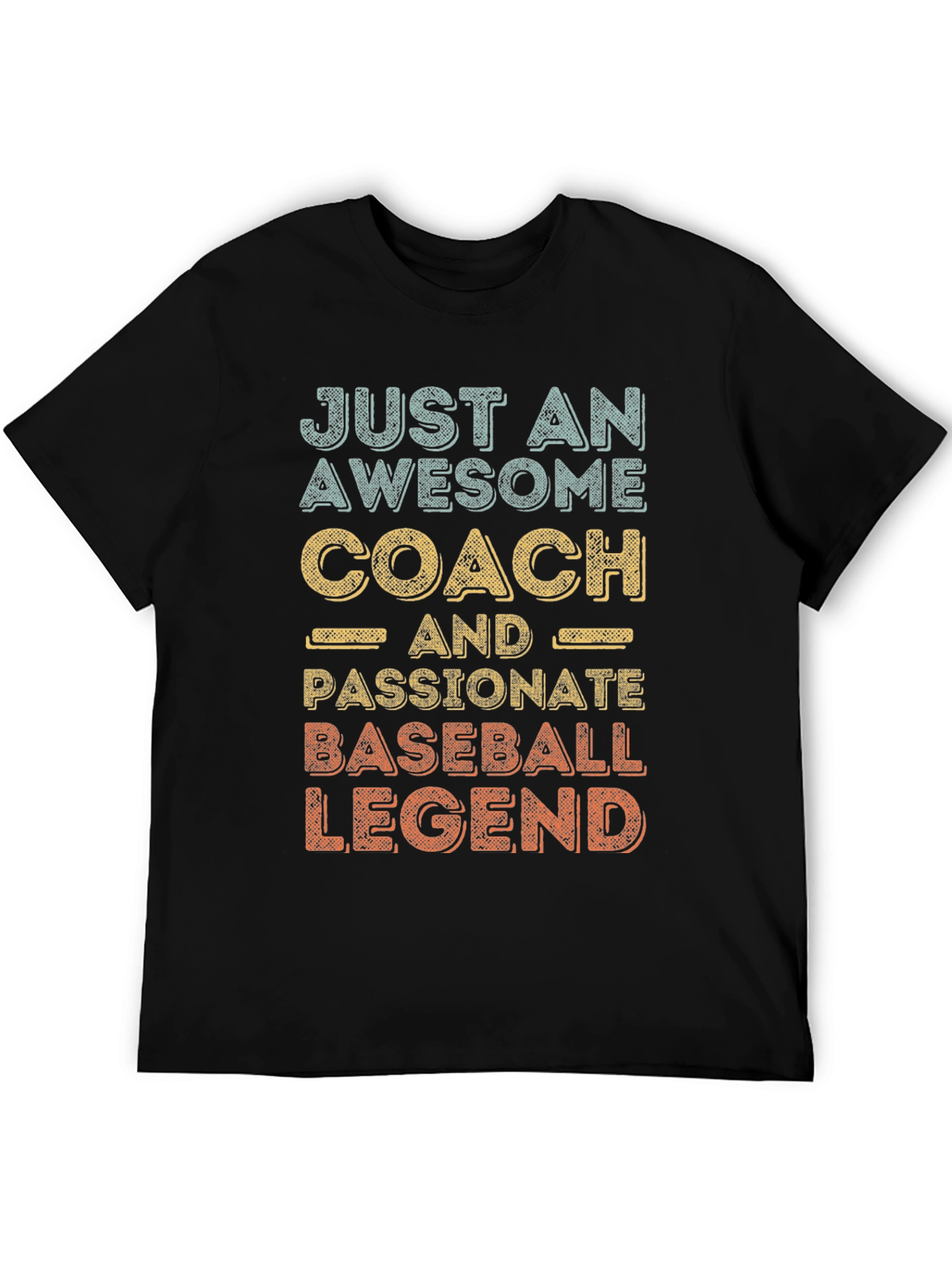 Awesome Baseball Coach Legend Graphic Tee