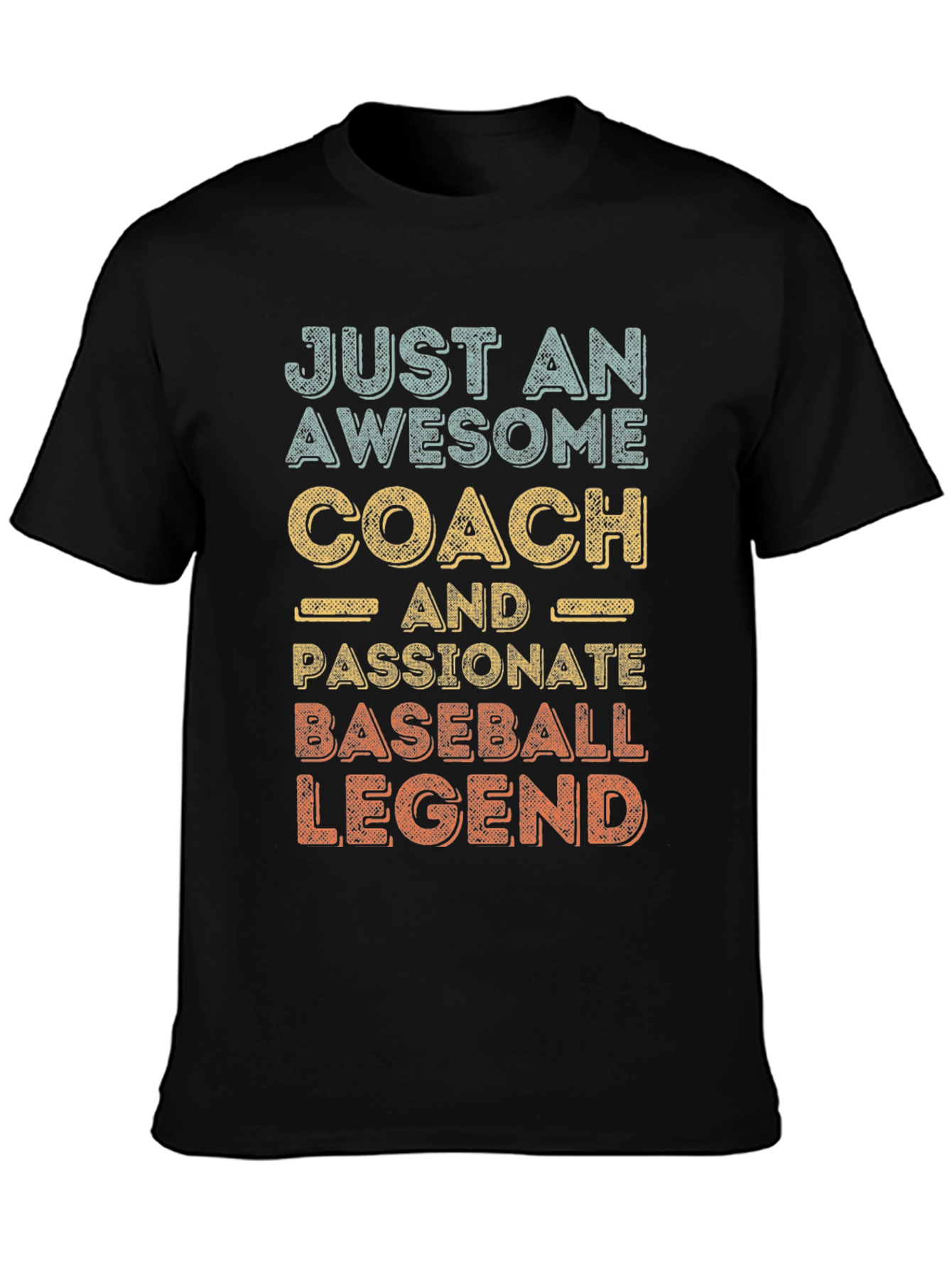 Awesome Baseball Coach Legend Graphic Tee