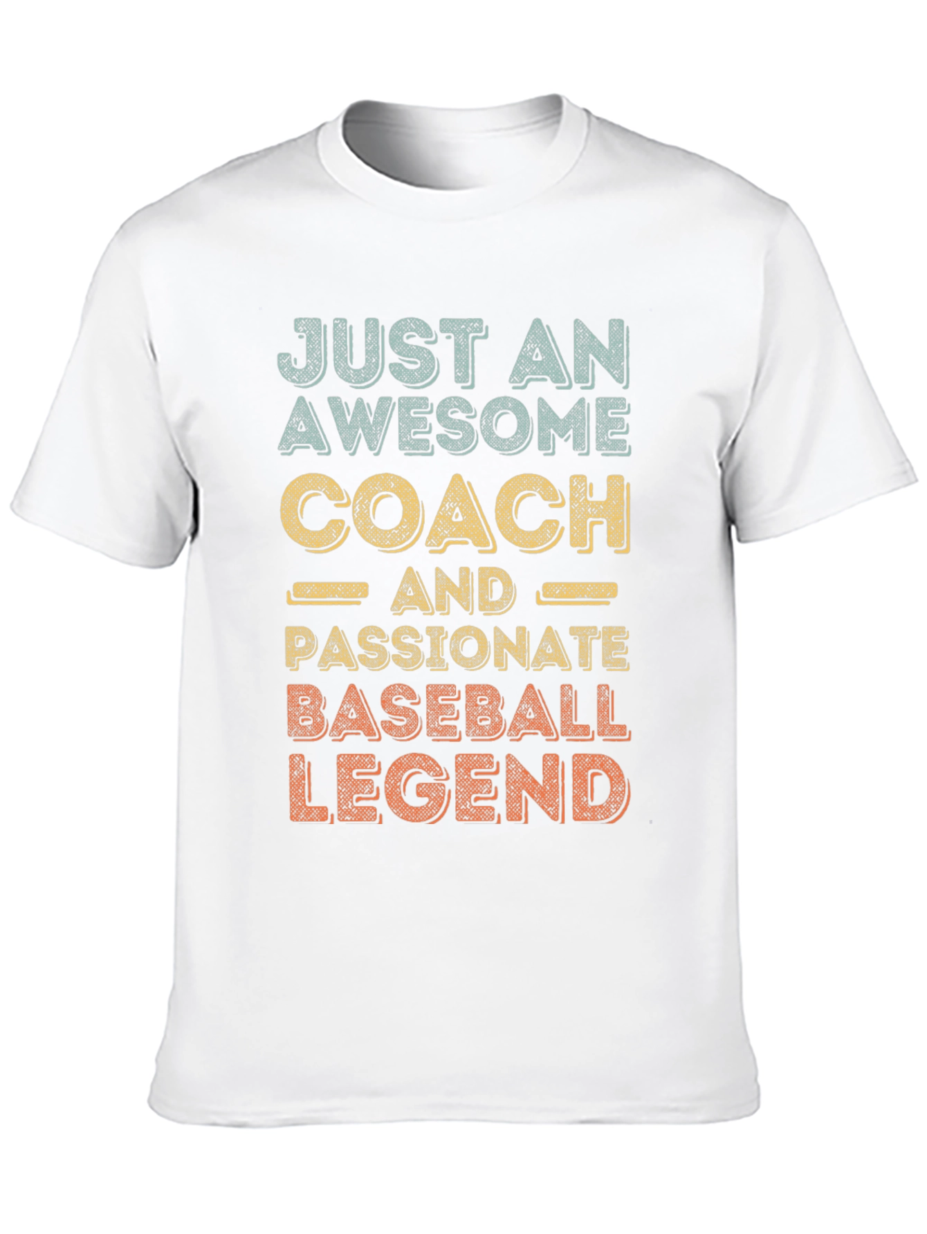 Awesome Baseball Coach Legend Graphic Tee