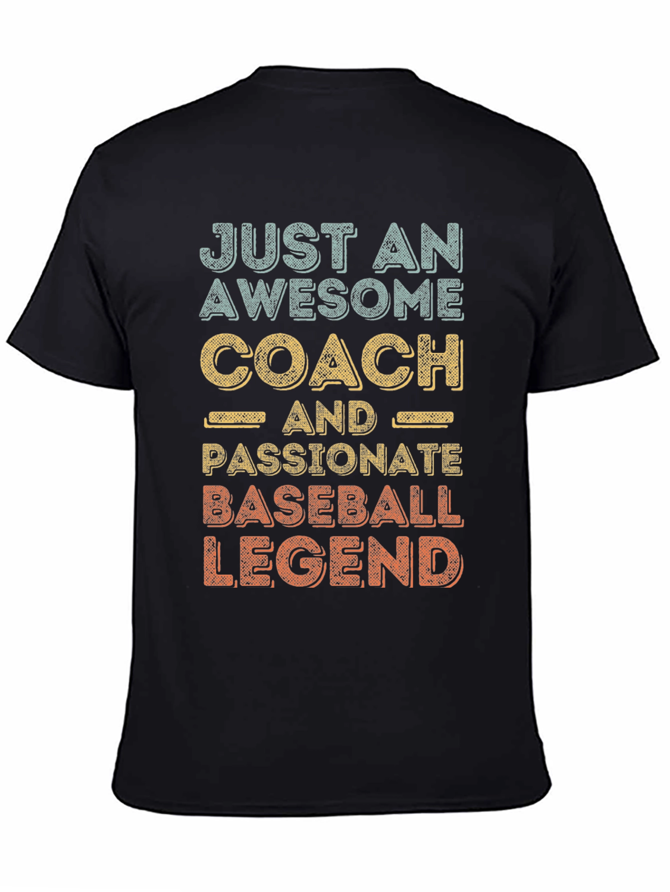 Awesome Baseball Coach Legend Graphic Tee