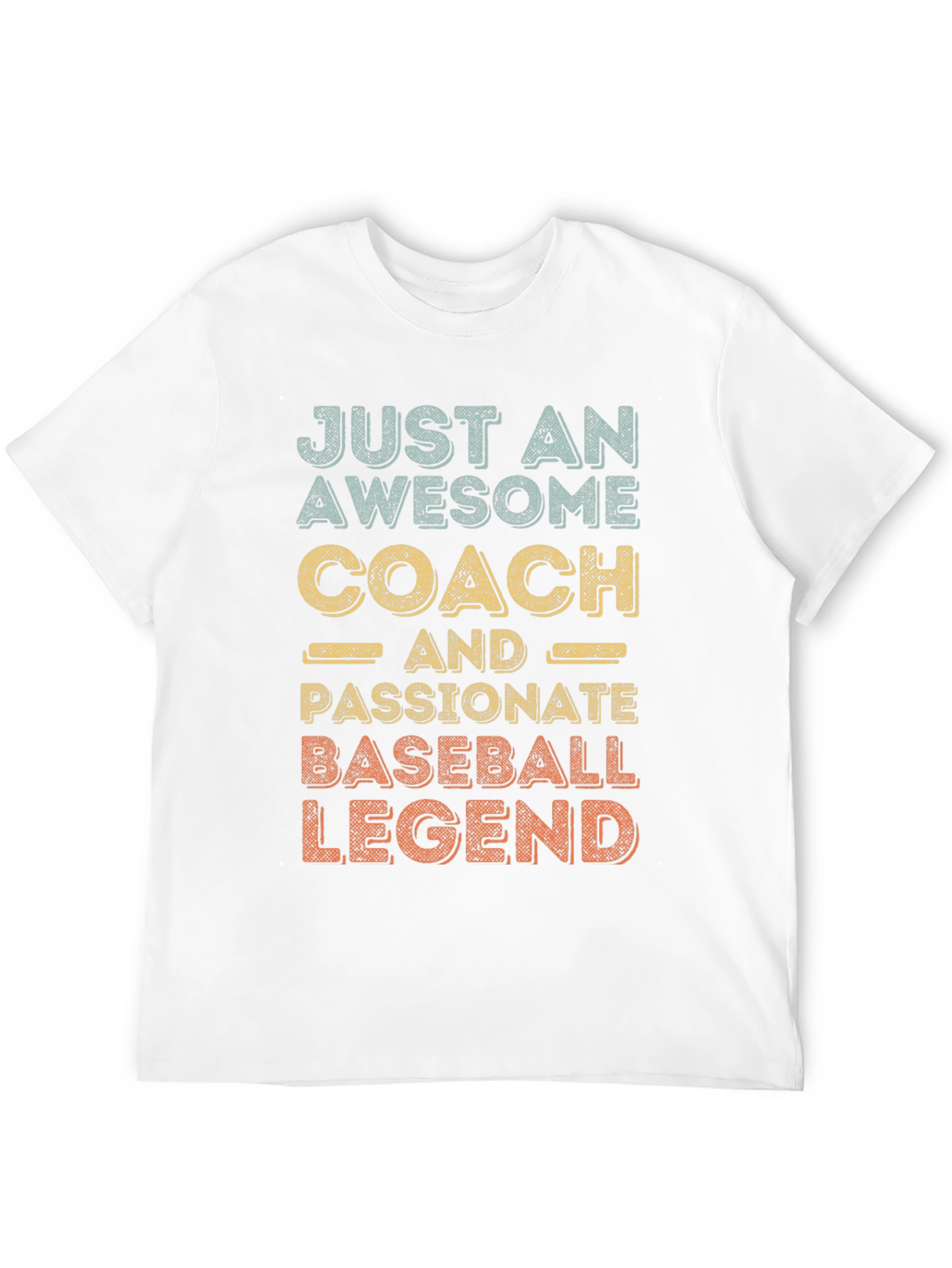 Awesome Baseball Coach Legend Graphic Tee