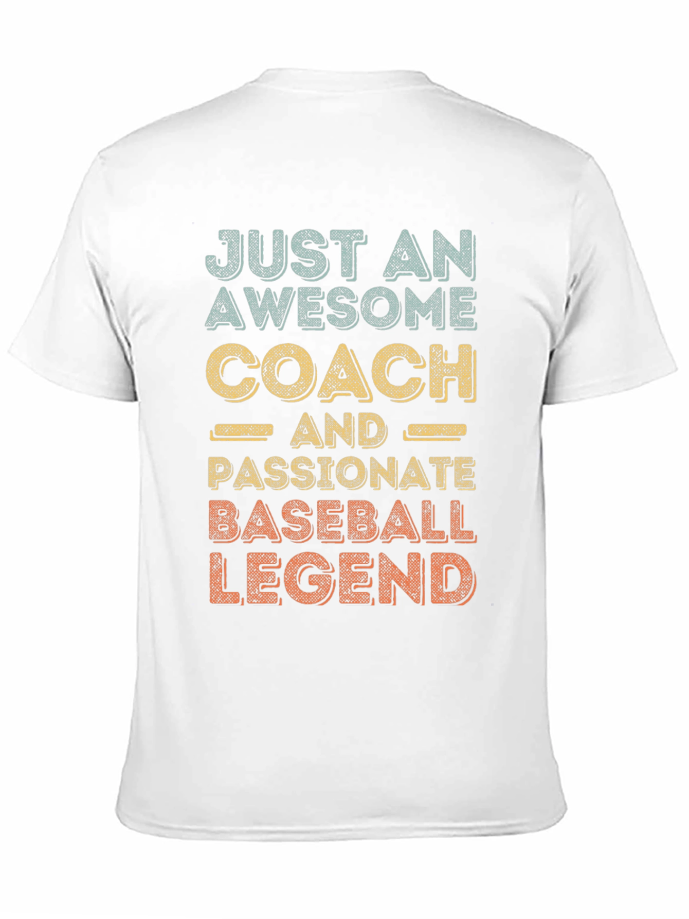 Awesome Baseball Coach Legend Graphic Tee