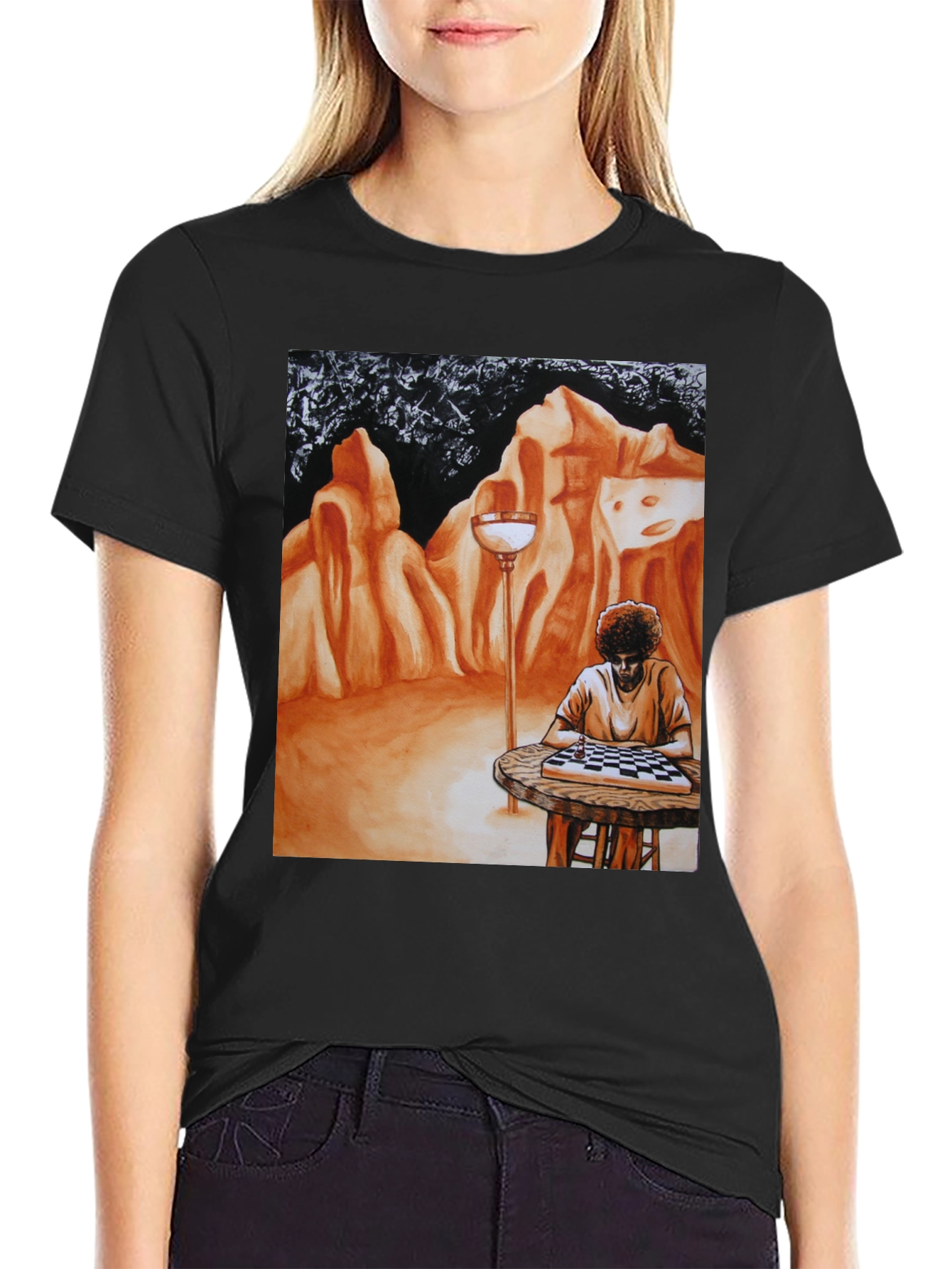 Artistic Chess Player T-Shirt