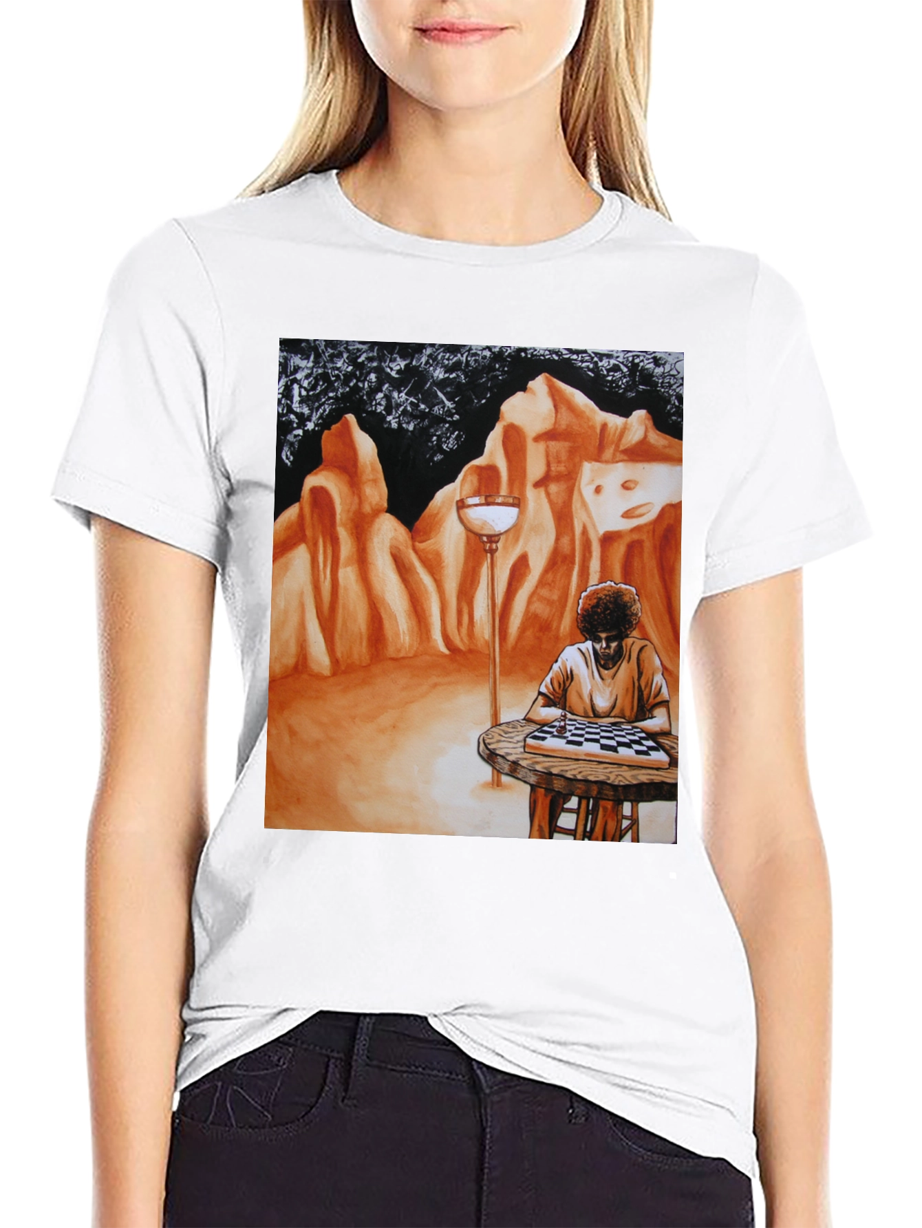 Artistic Chess Player T-Shirt