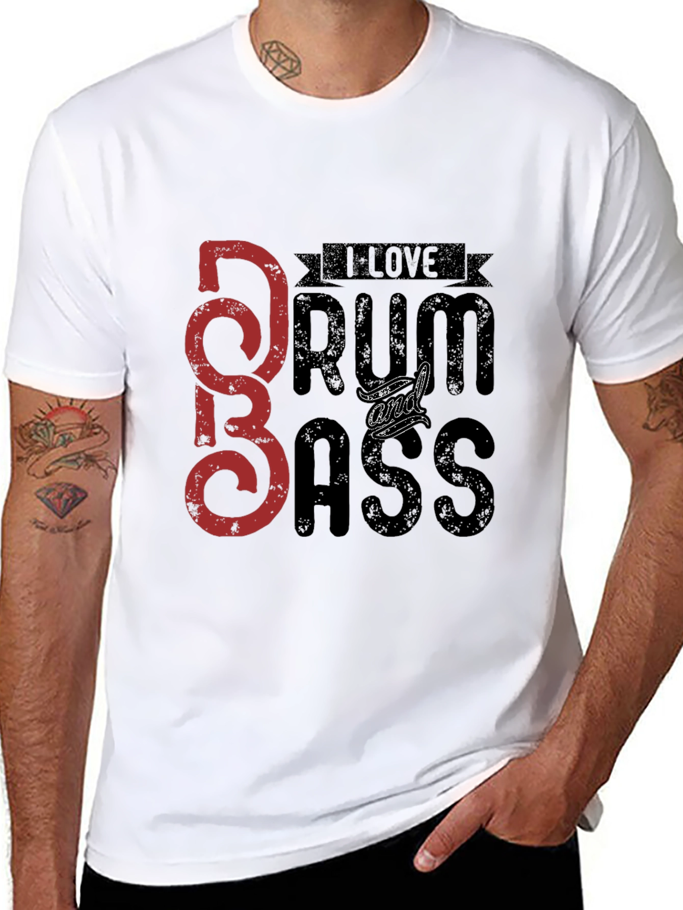 Drum & Bass T-Shirt - Music Lover Tee