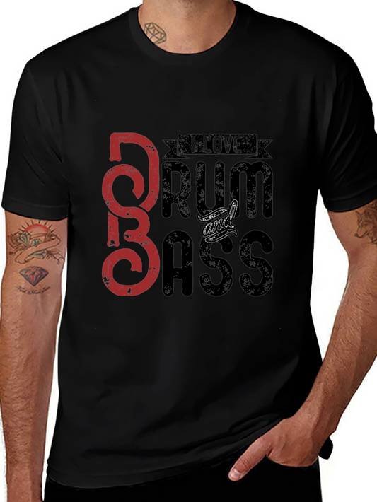 Drum & Bass T-Shirt - Music Lover Tee