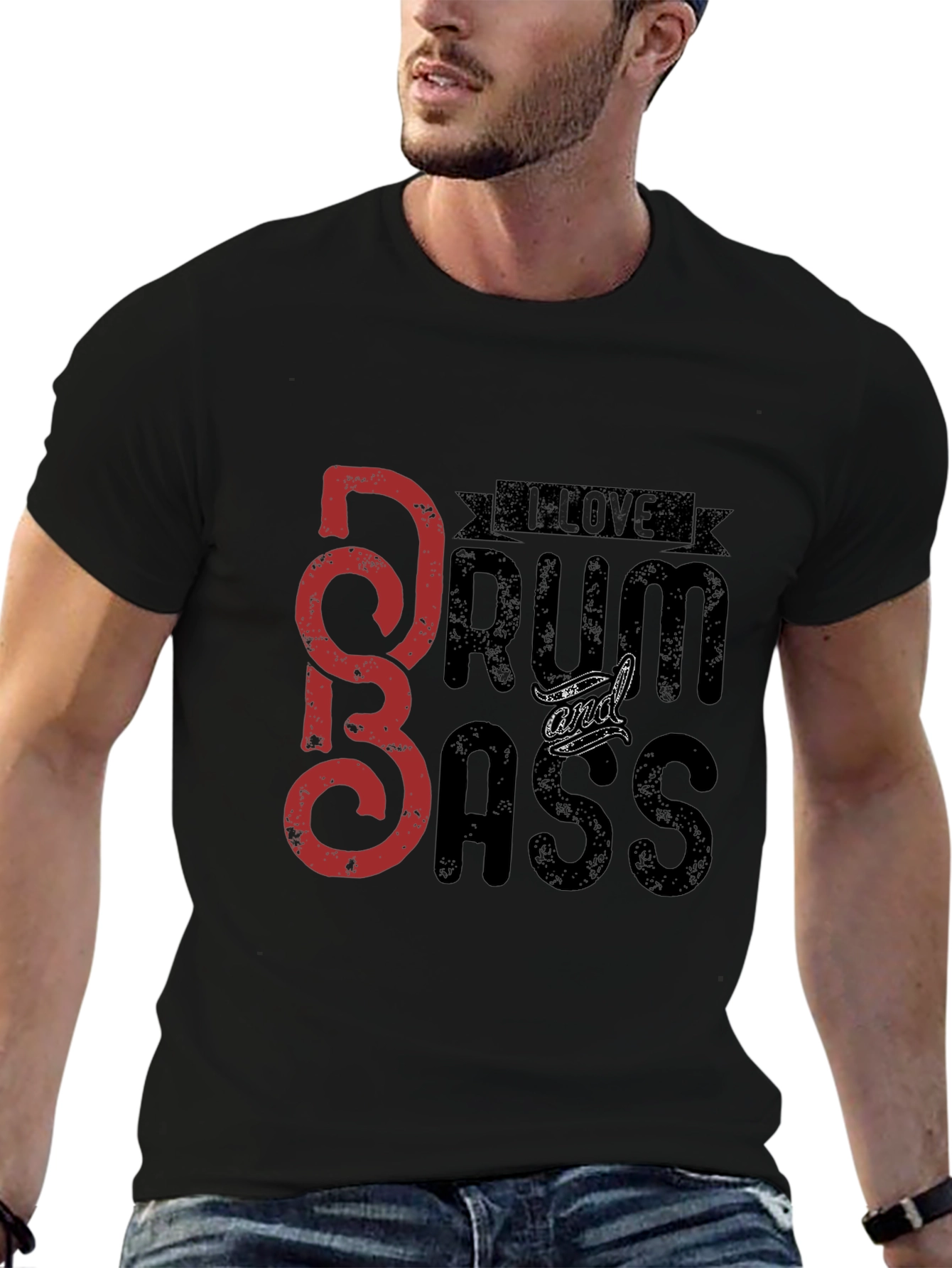 Drum & Bass T-Shirt - Music Lover Tee