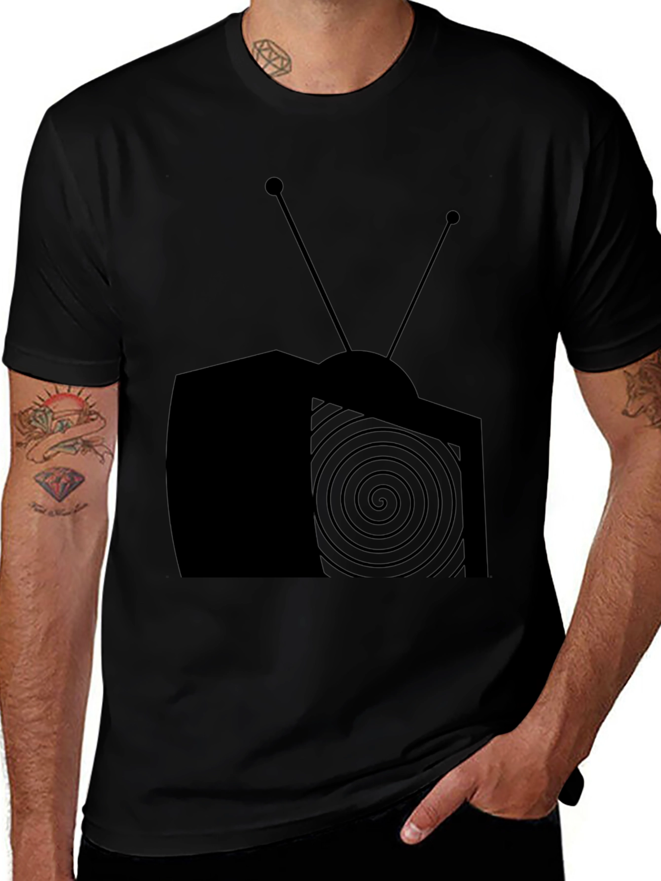 Retro TV Graphic Tee - Classic Television Shirt