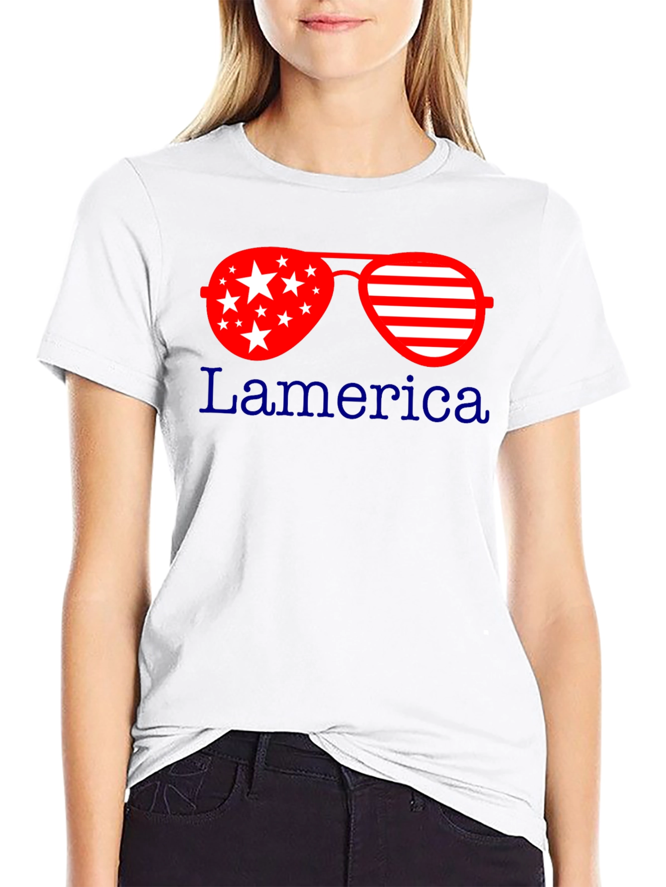 Patriotic Sunglasses T-Shirt: Lamerica Design