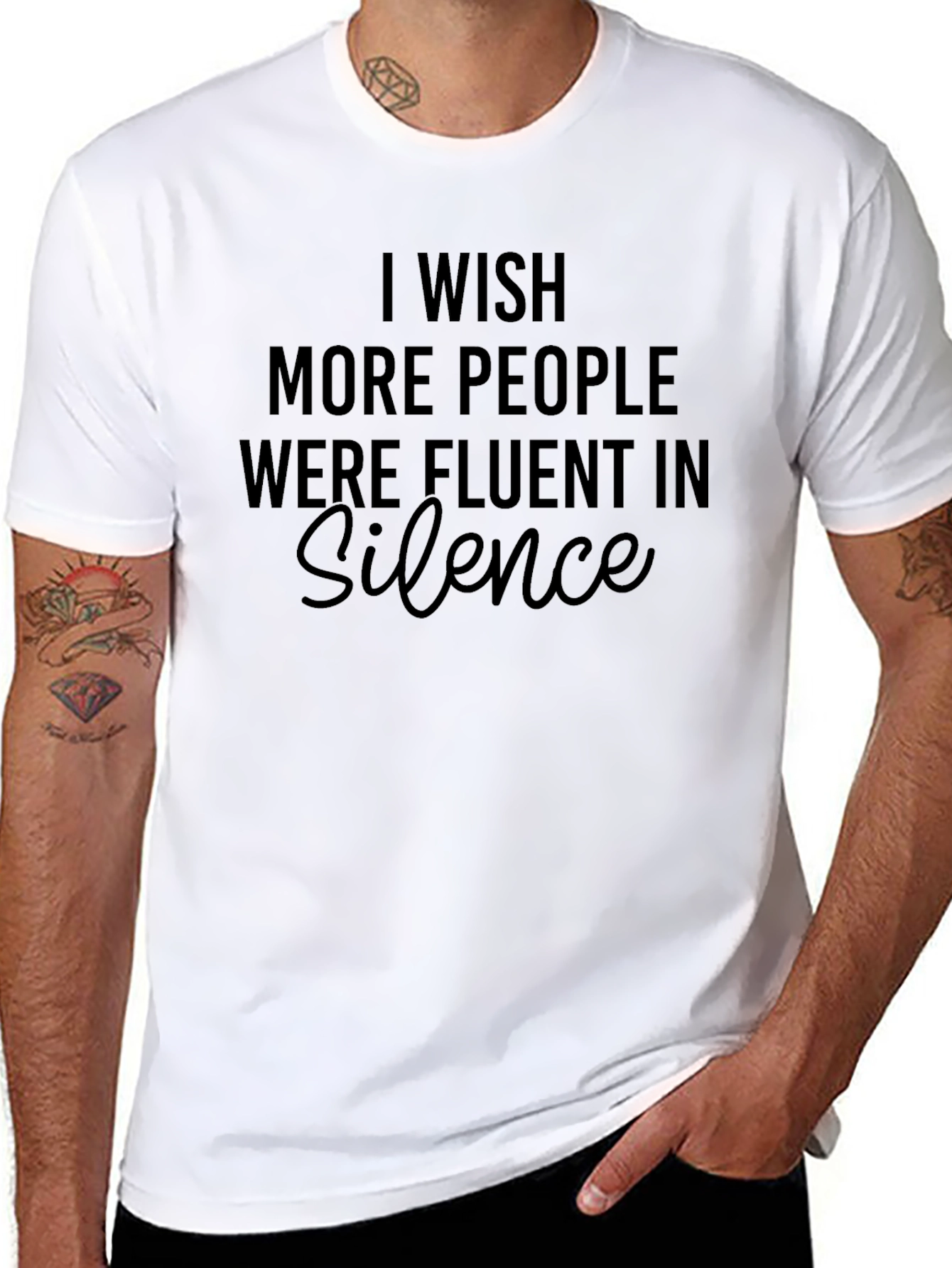 Fluent In Silence Graphic Tee - Unisex