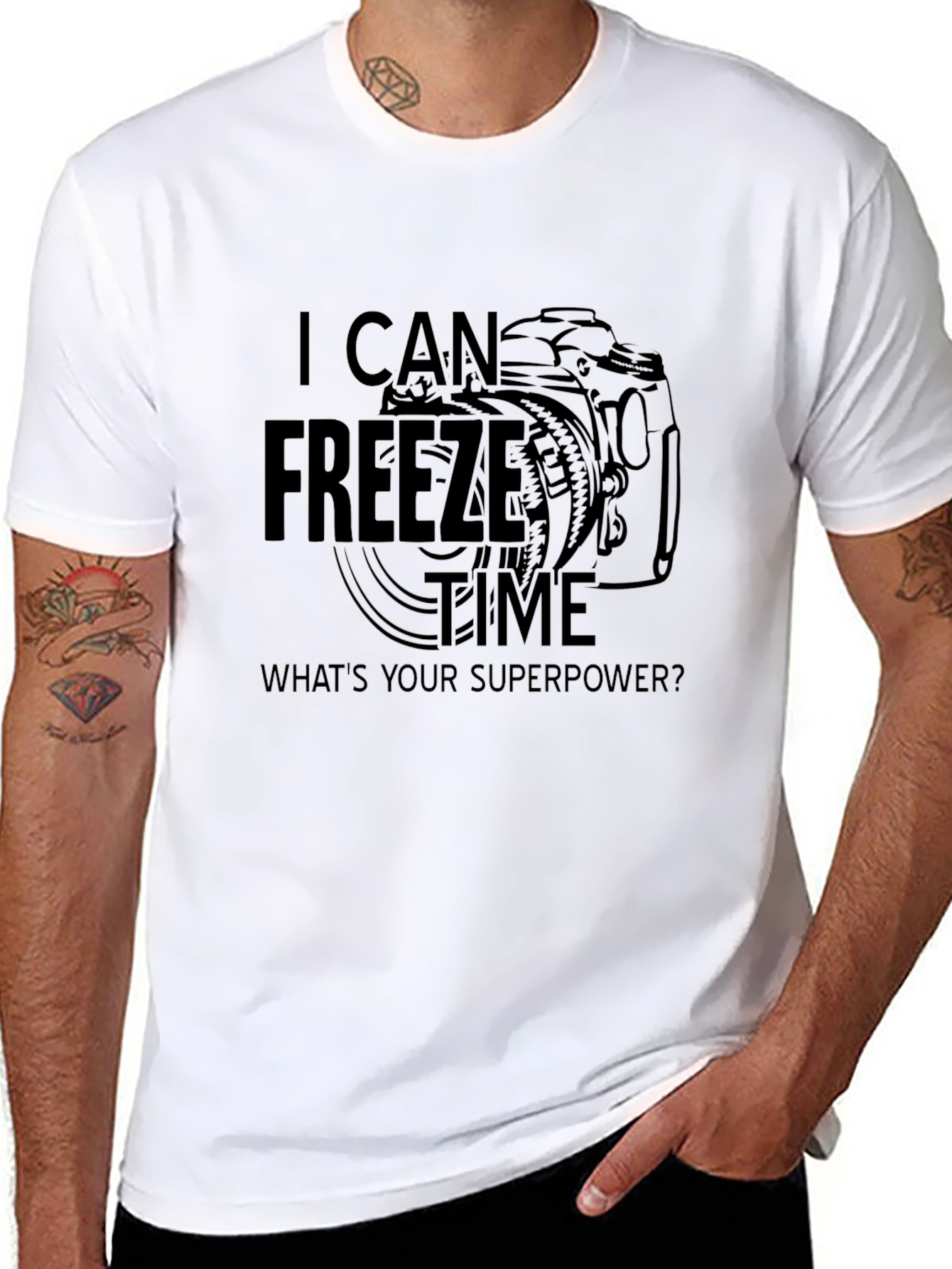 I Can Freeze Time T-Shirt - Photographer Superpower Tee