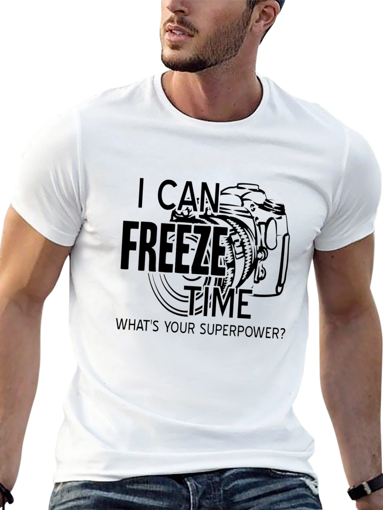 I Can Freeze Time T-Shirt - Photographer Superpower Tee