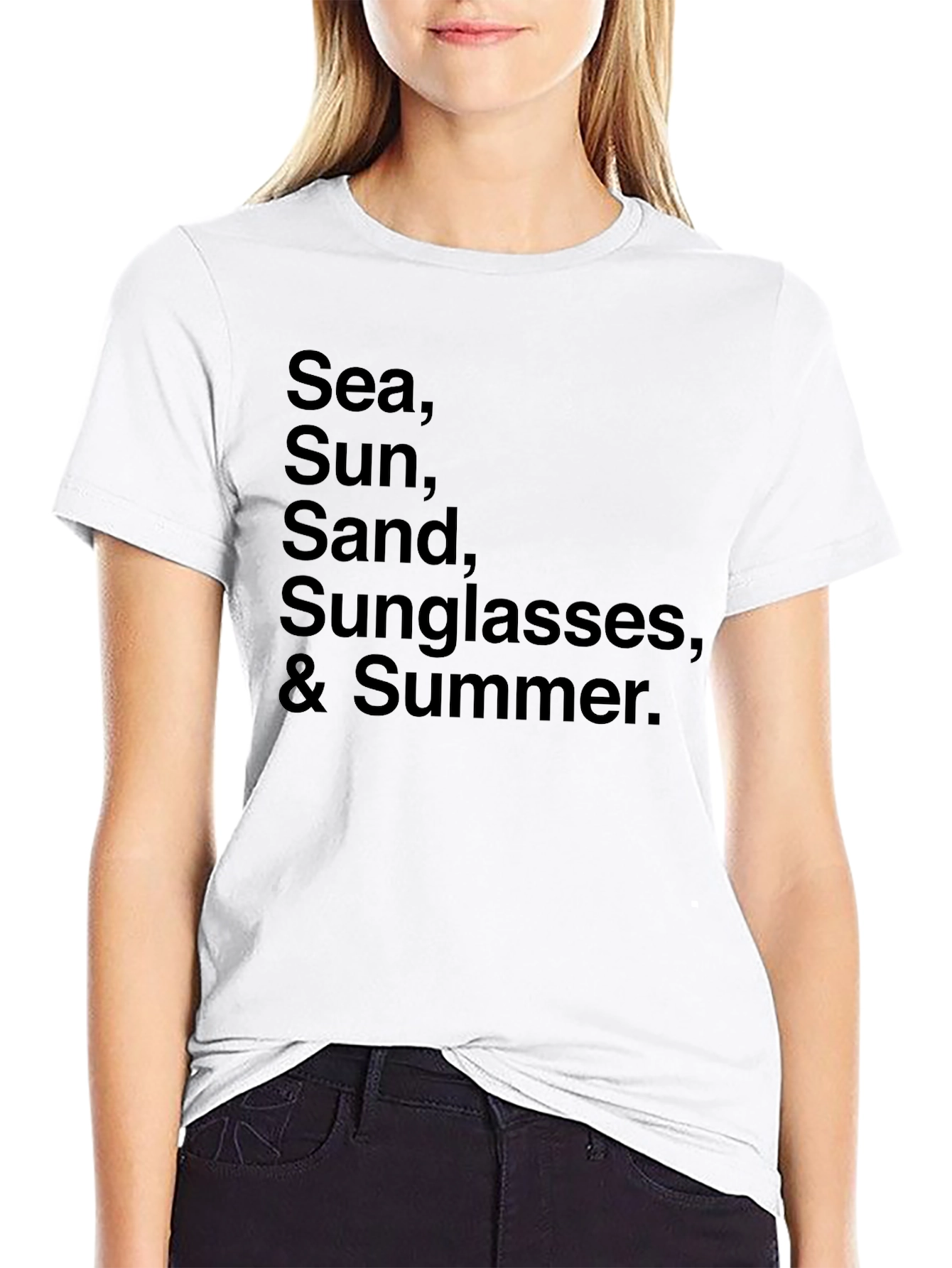 Sea Sun Sand Summer Graphic Tee