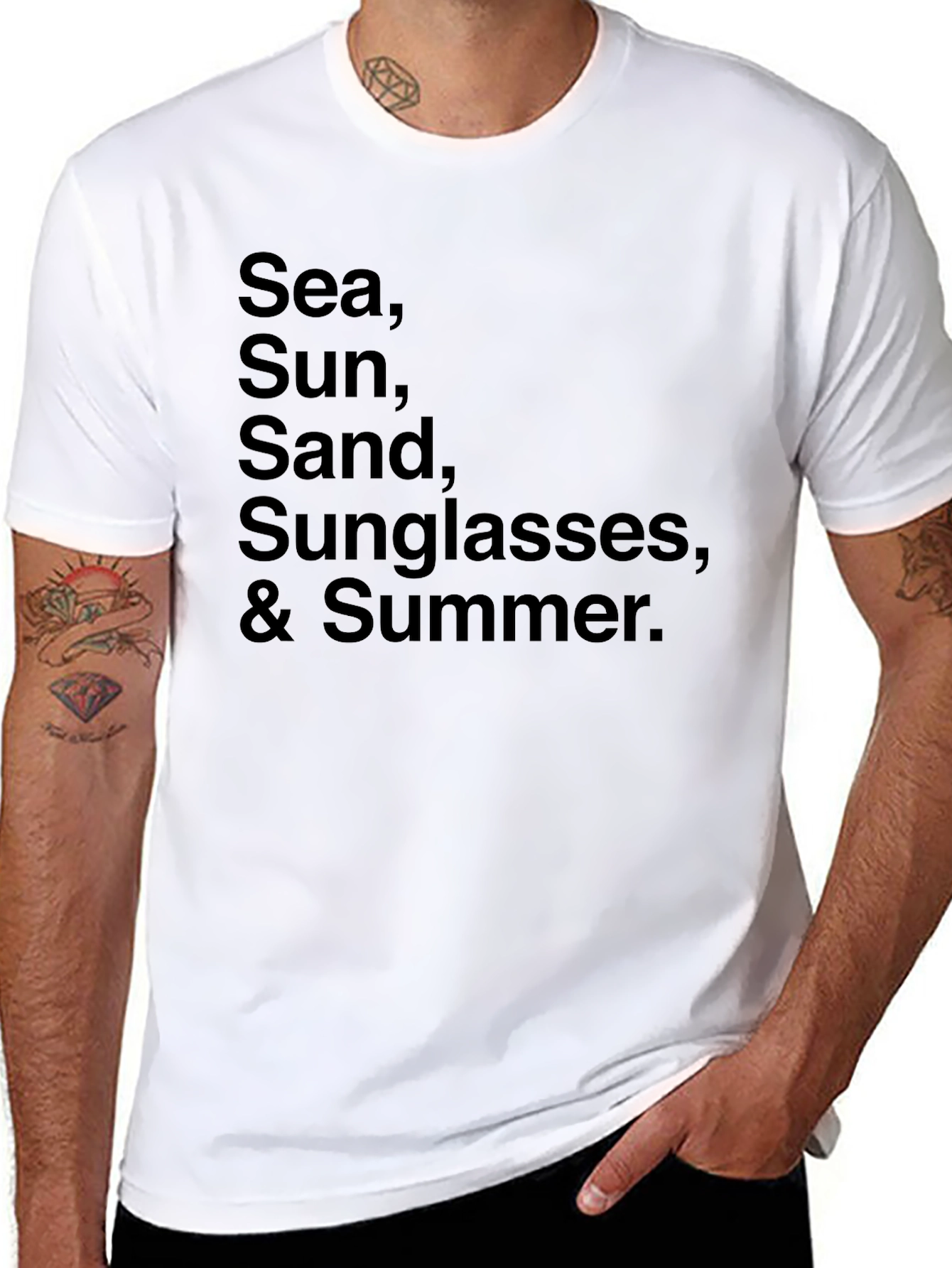 Sea Sun Sand Summer Graphic Tee