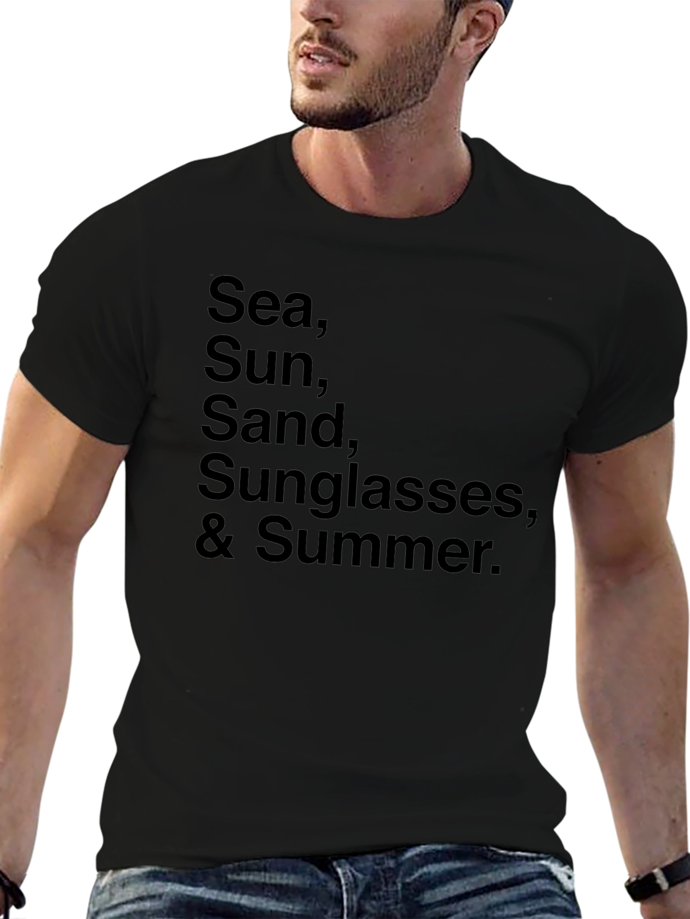 Sea Sun Sand Summer Graphic Tee