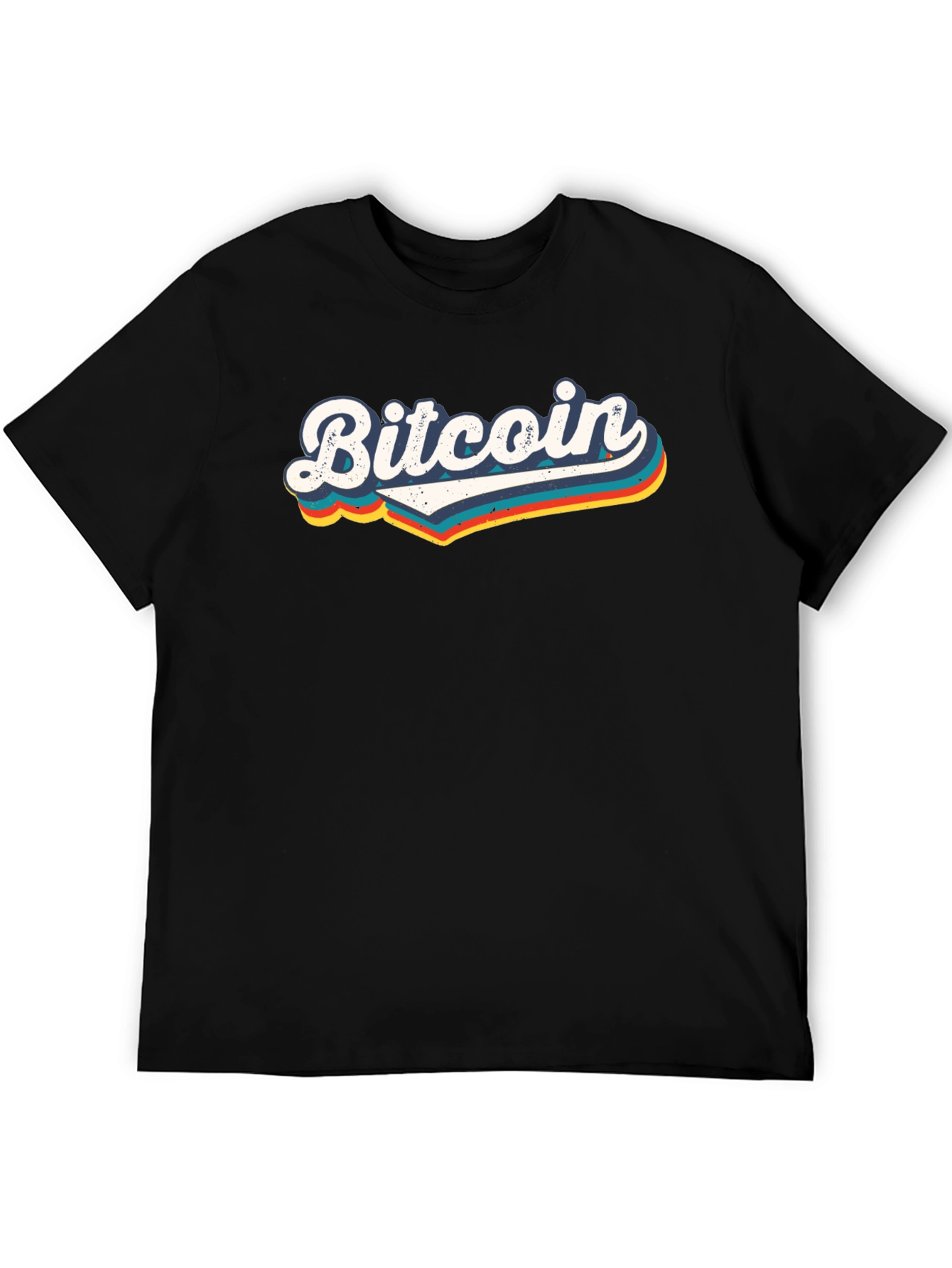 Retro Bitcoin Graphic Tee - Classic Crypto Style