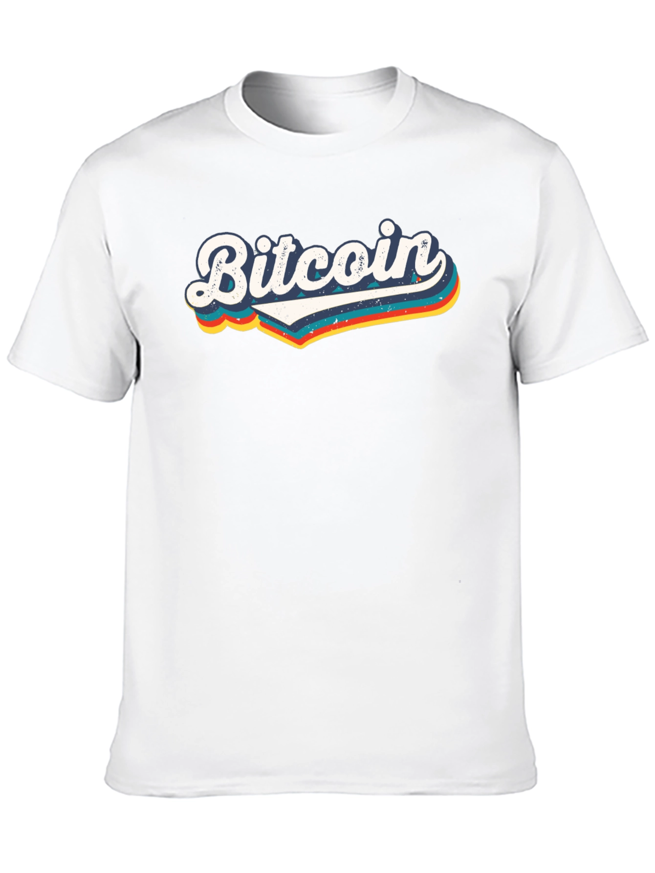 Retro Bitcoin Graphic Tee - Classic Crypto Style