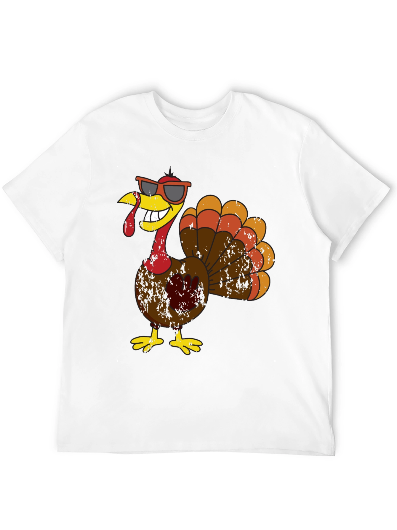 Cool Turkey Graphic Tee - Thanksgiving Humor