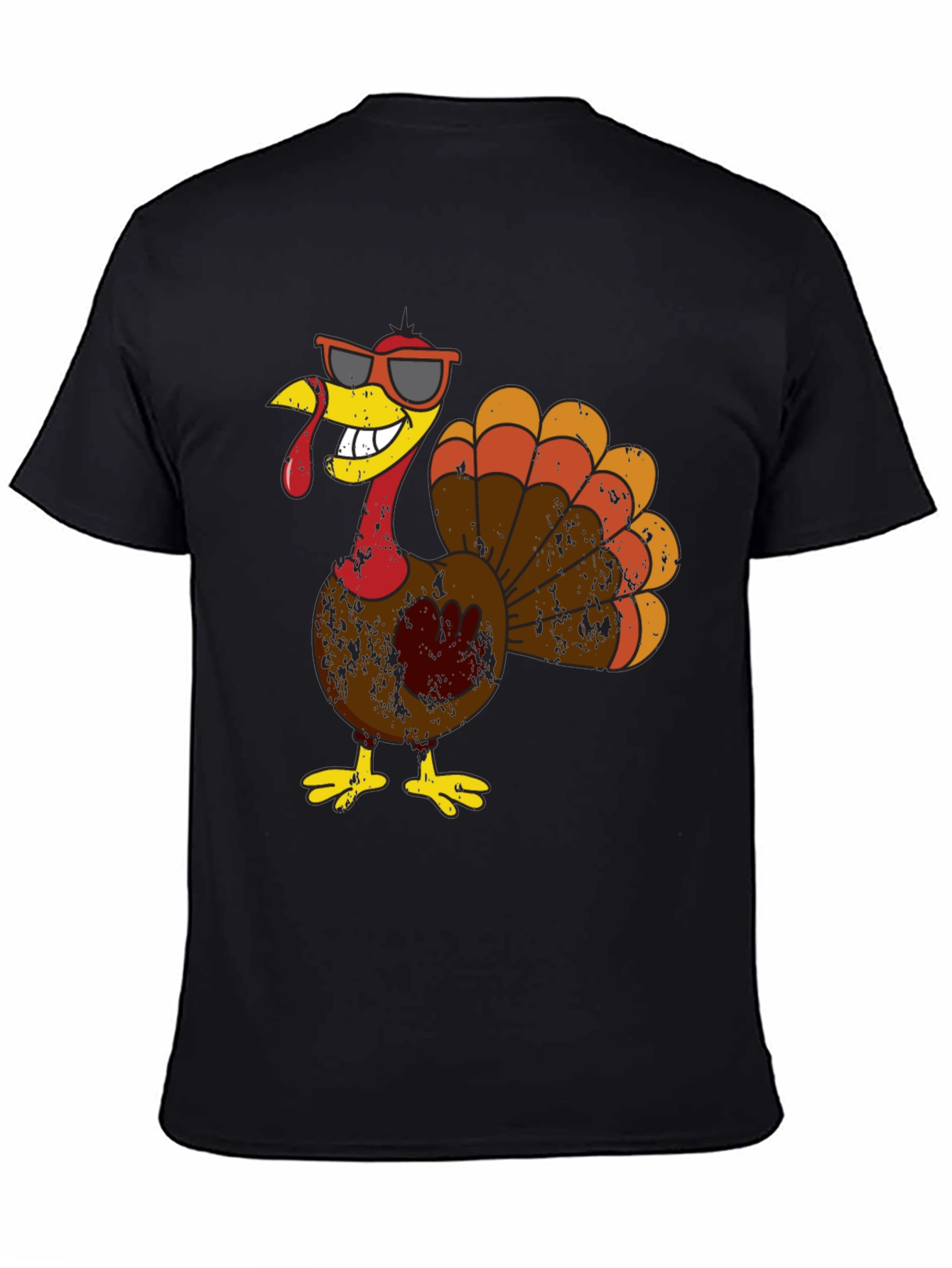 Cool Turkey Graphic Tee - Thanksgiving Humor