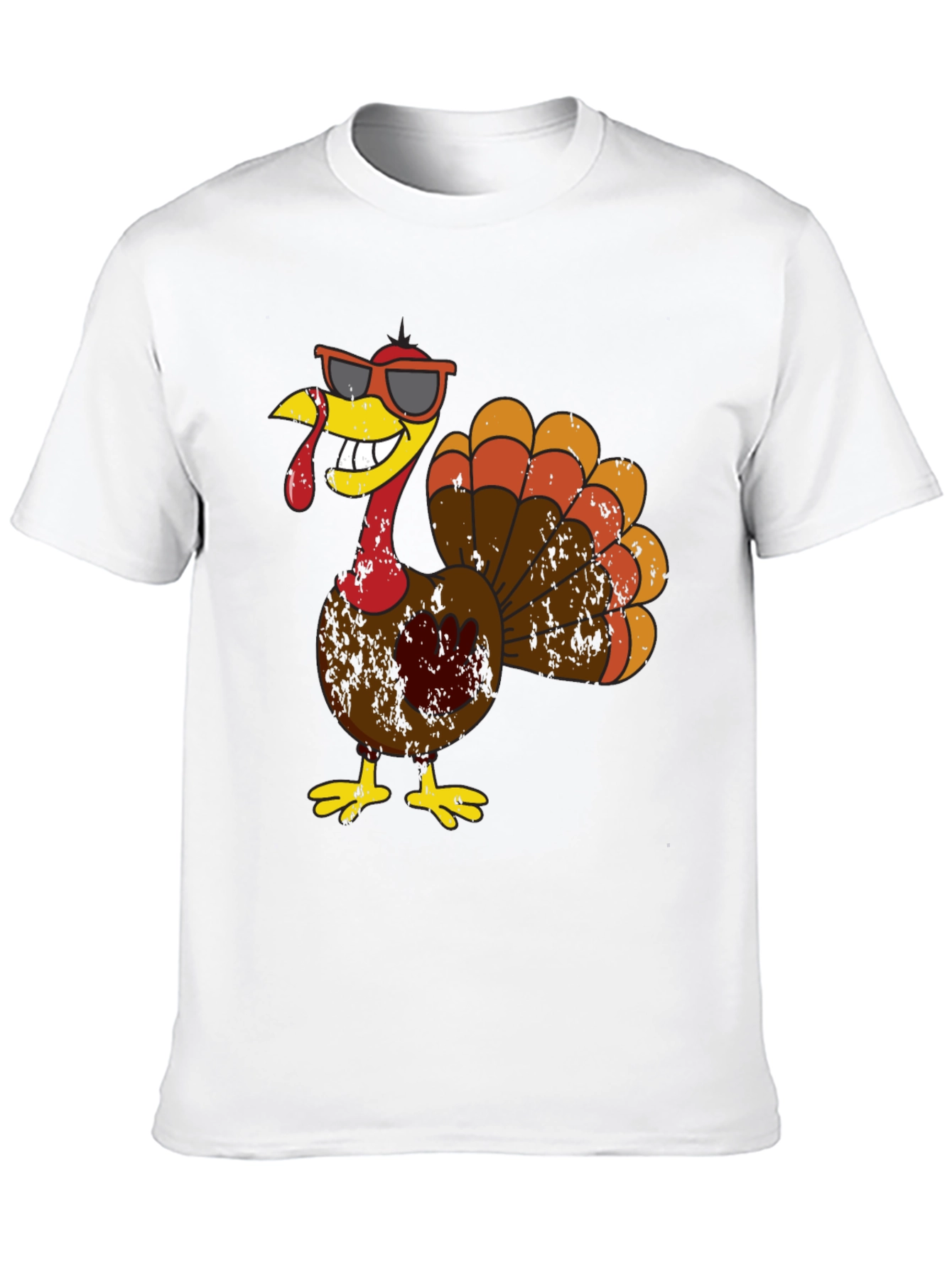 Cool Turkey Graphic Tee - Thanksgiving Humor
