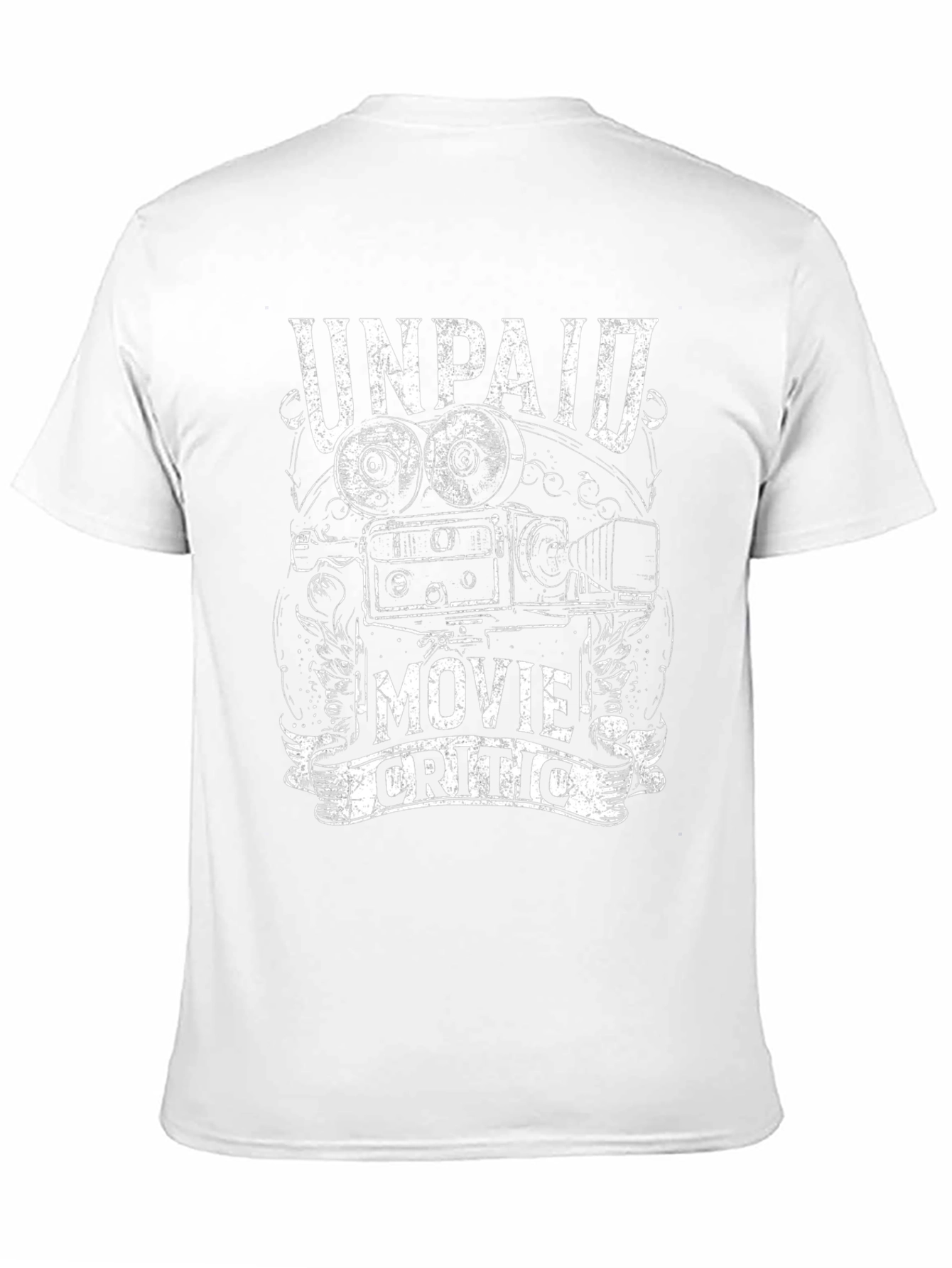 Unpaid Movie Critic Black T-Shirt