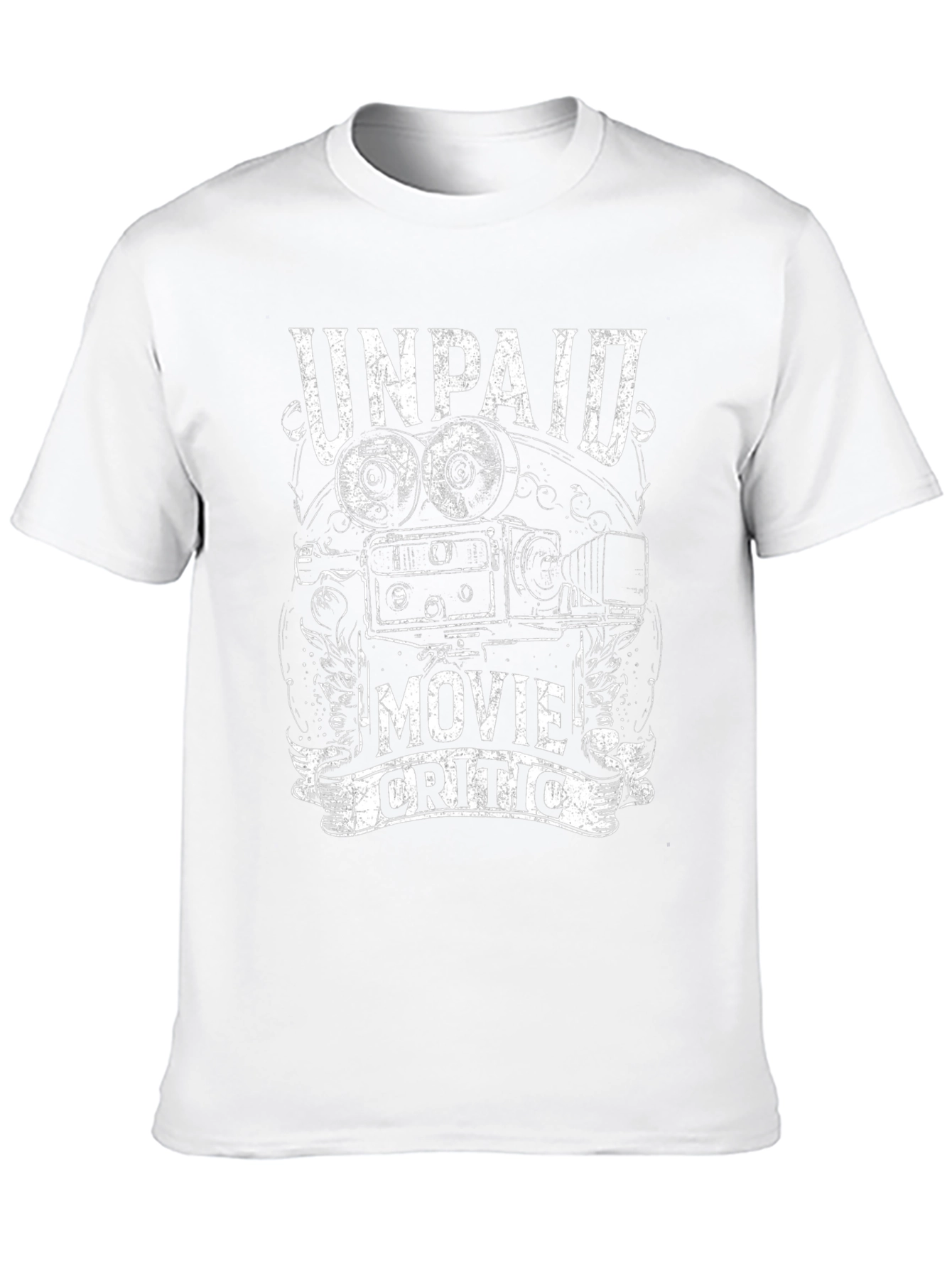 Unpaid Movie Critic Black T-Shirt