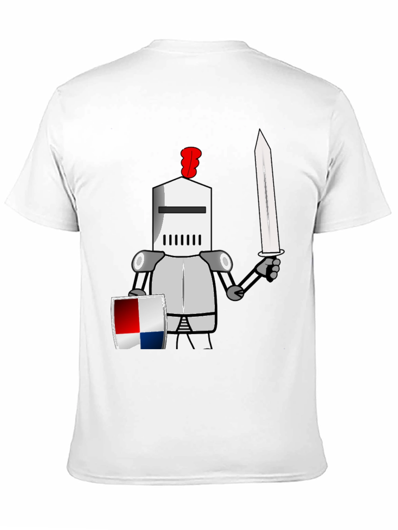 Knight Cartoon Graphic T-Shirt - Unique Design