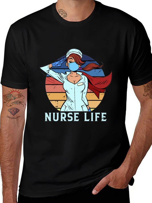 Nurse Life Hero T-Shirt - Saluting Healthcare Hero