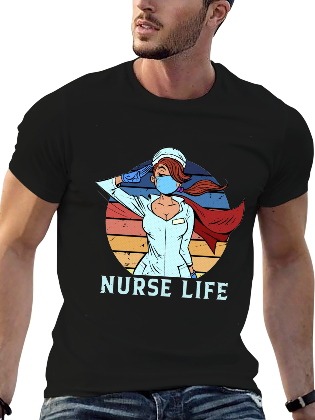 Nurse Life Hero T-Shirt - Saluting Healthcare Hero