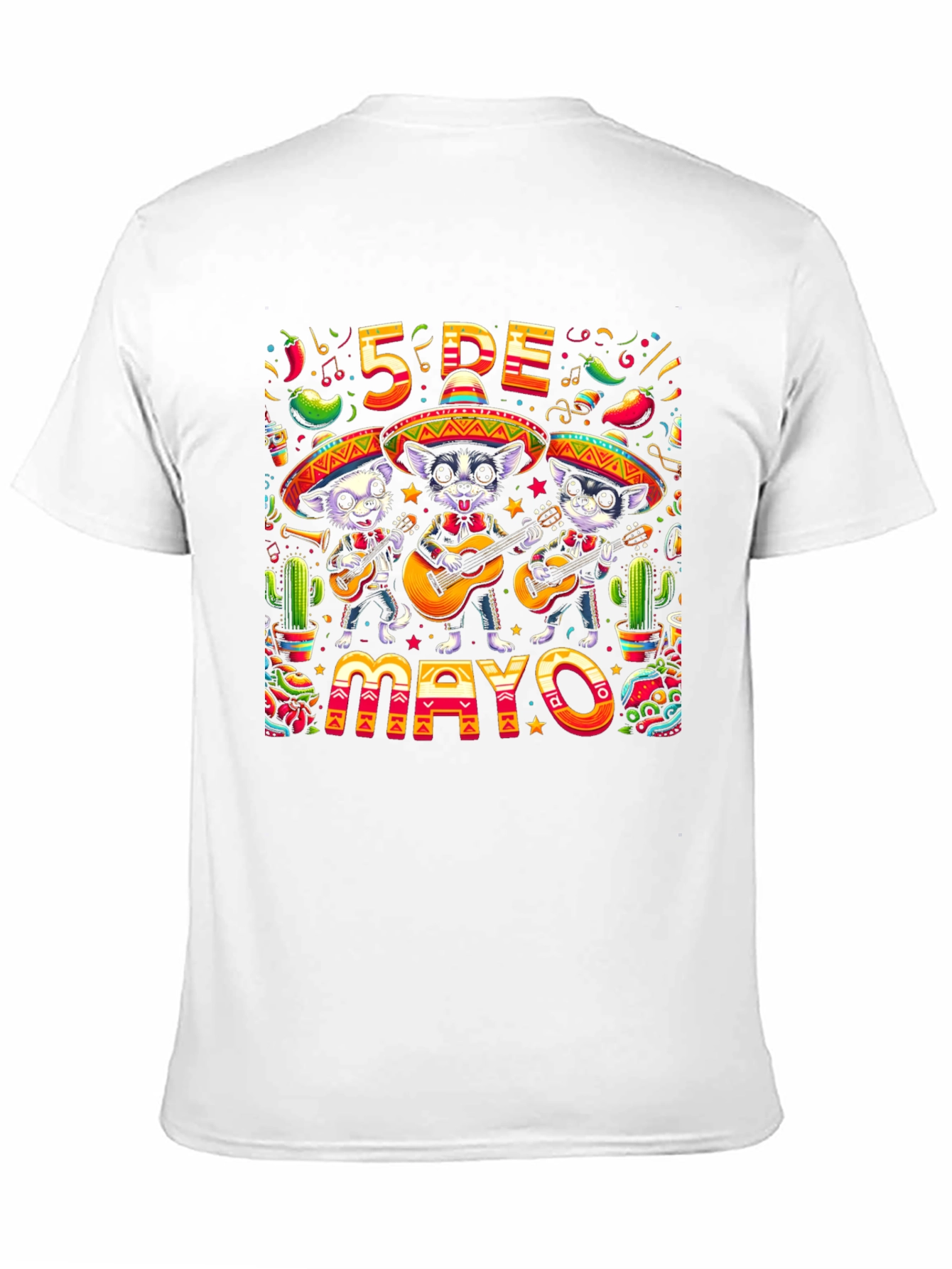 Cinco de Mayo Dogs T-Shirt - Festive Fiesta