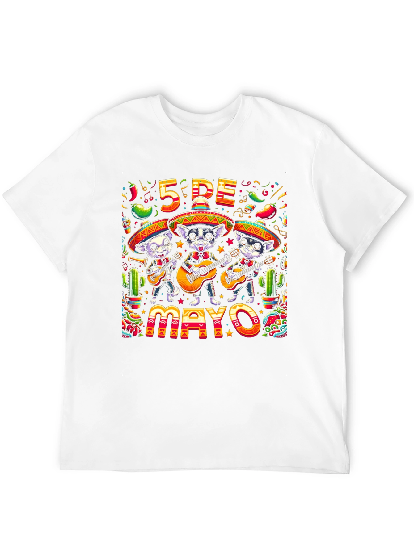 Cinco de Mayo Dogs T-Shirt - Festive Fiesta