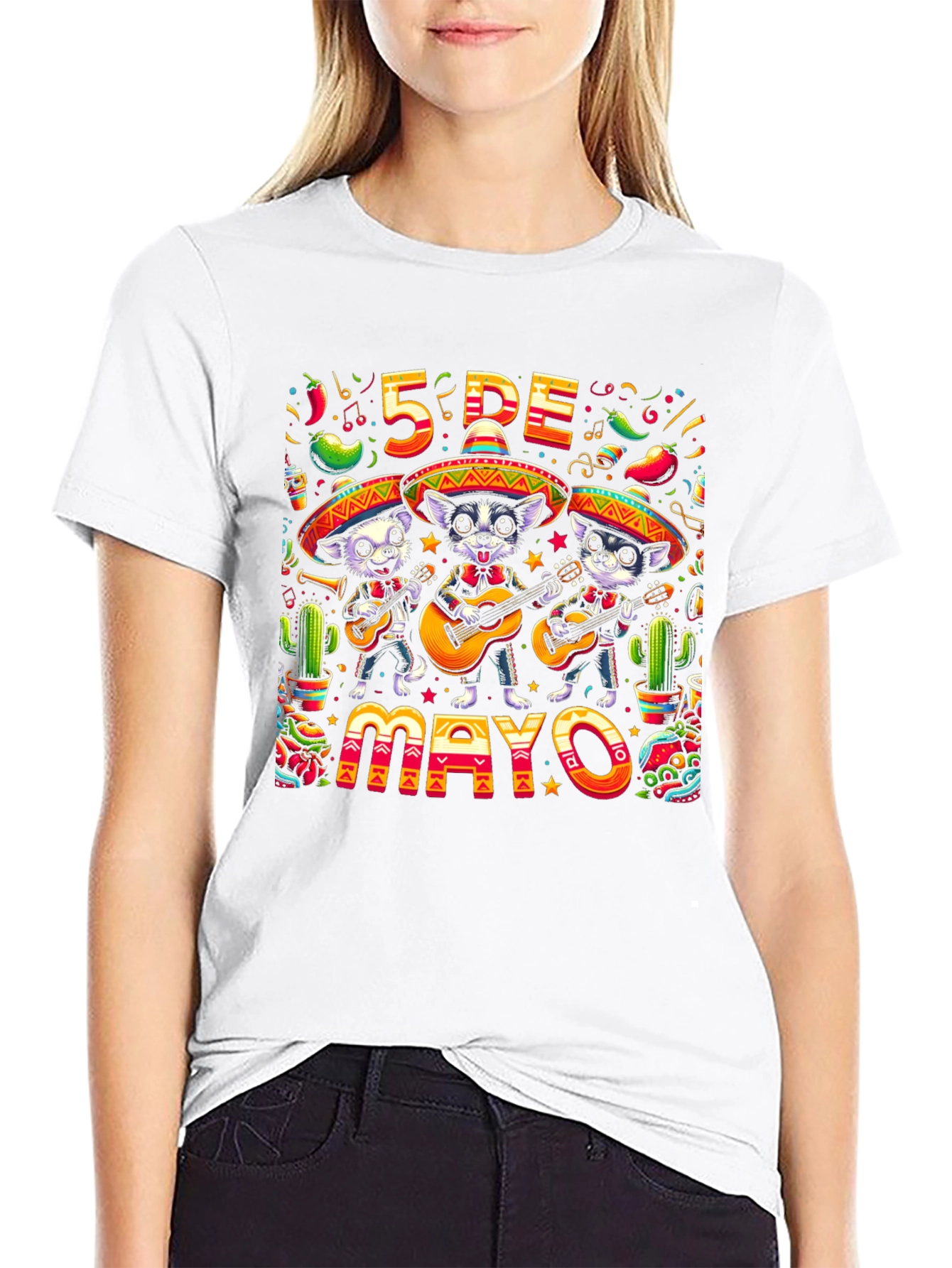 Cinco de Mayo Dogs T-Shirt - Festive Fiesta
