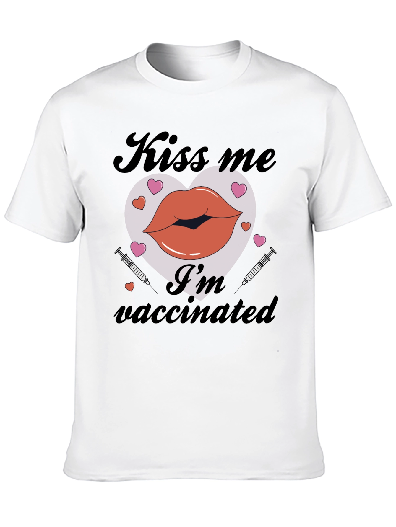 Kiss Me Im Vaccinated T-Shirt