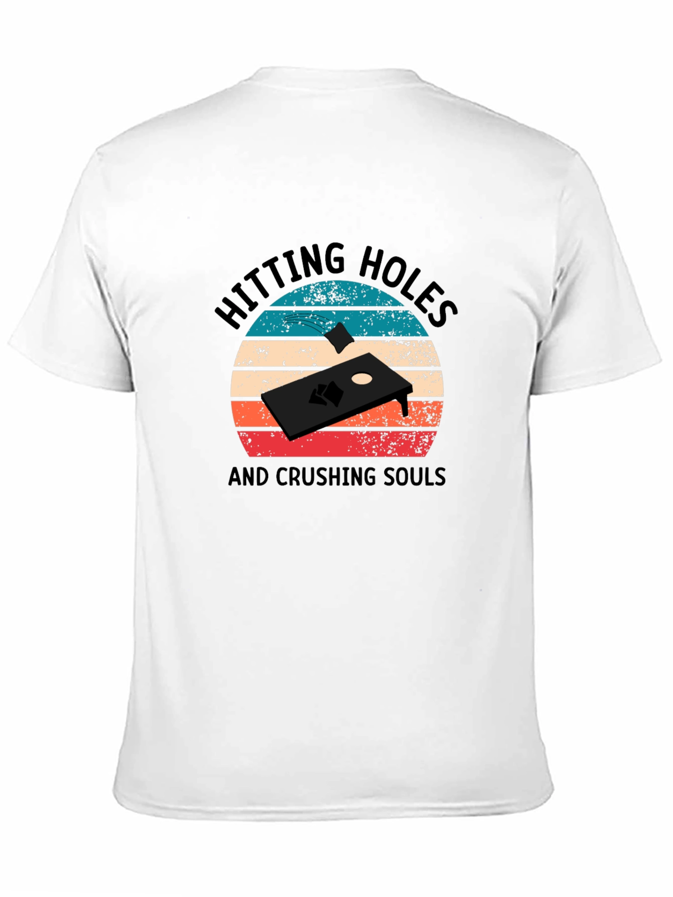 Hitting Holes Cornhole T-Shirt