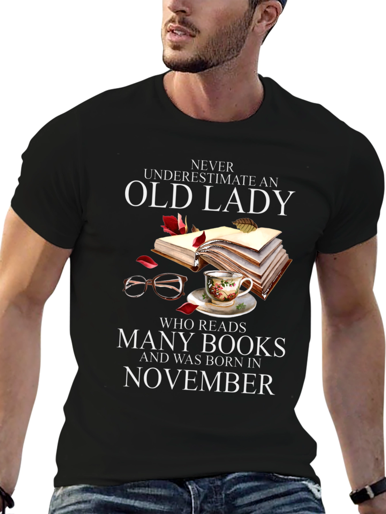 Never Underestimate Old Lady Who Reads T-Shirt