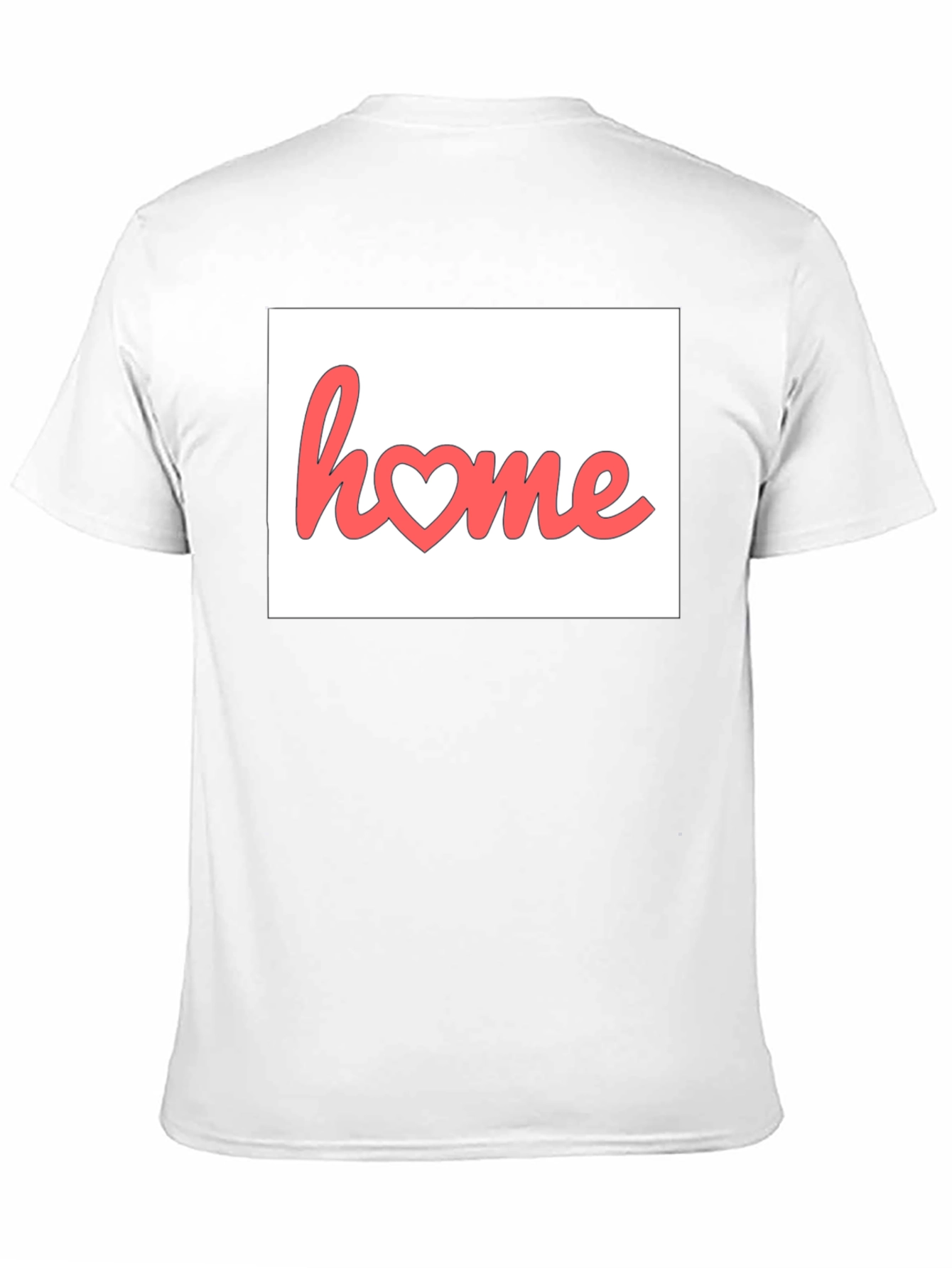 Home Heart Graphic Black T-Shirt