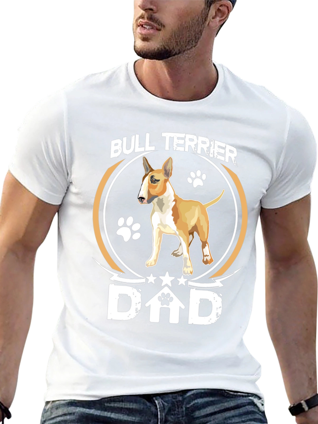 Bull Terrier Dad T-Shirt - Dog Lover Apparel