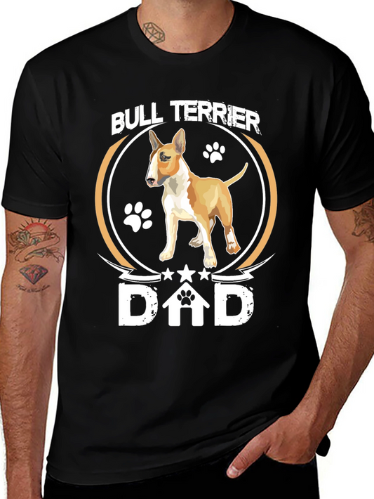 Bull Terrier Dad T-Shirt - Dog Lover Apparel
