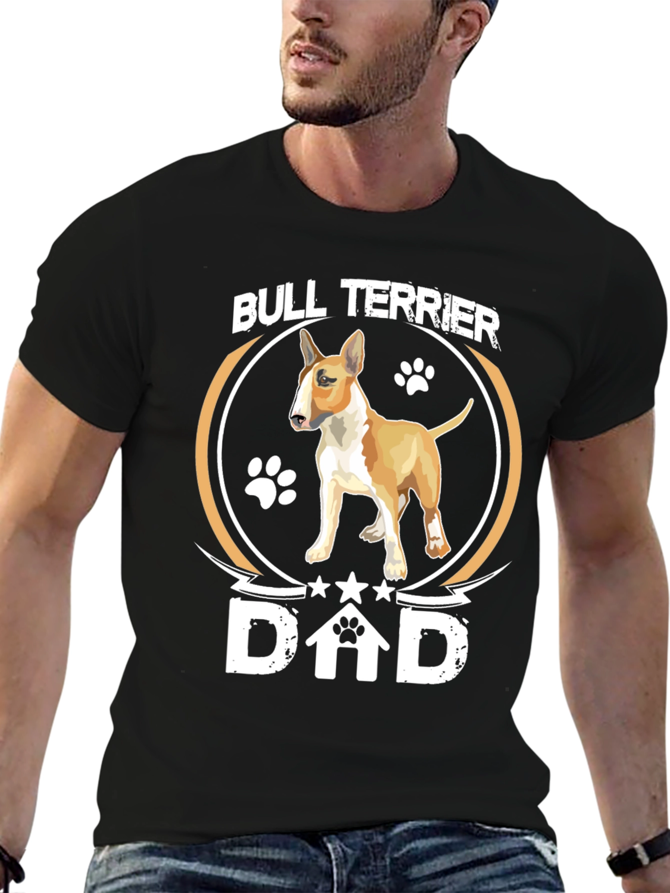 Bull Terrier Dad T-Shirt - Dog Lover Apparel