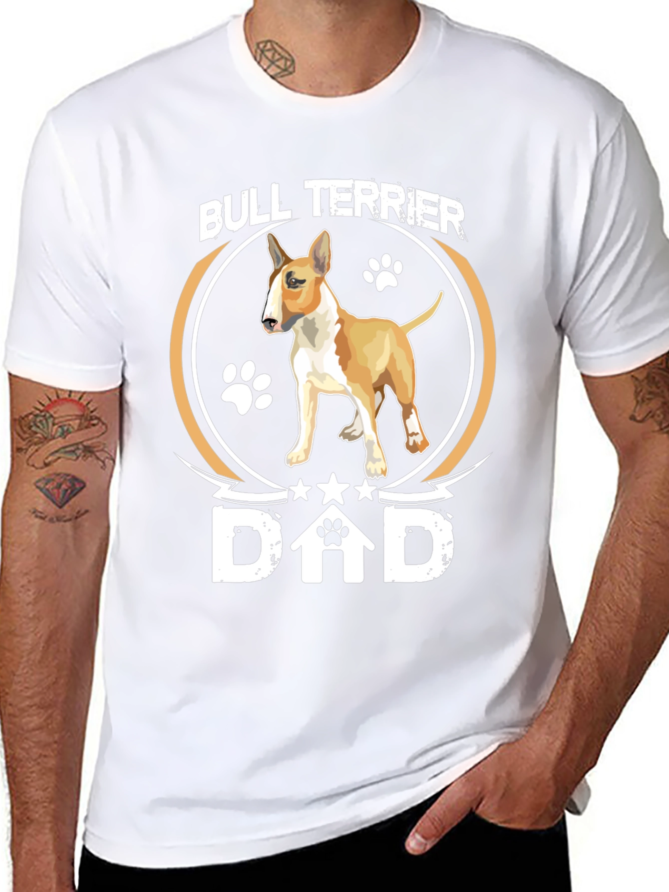 Bull Terrier Dad T-Shirt - Dog Lover Apparel