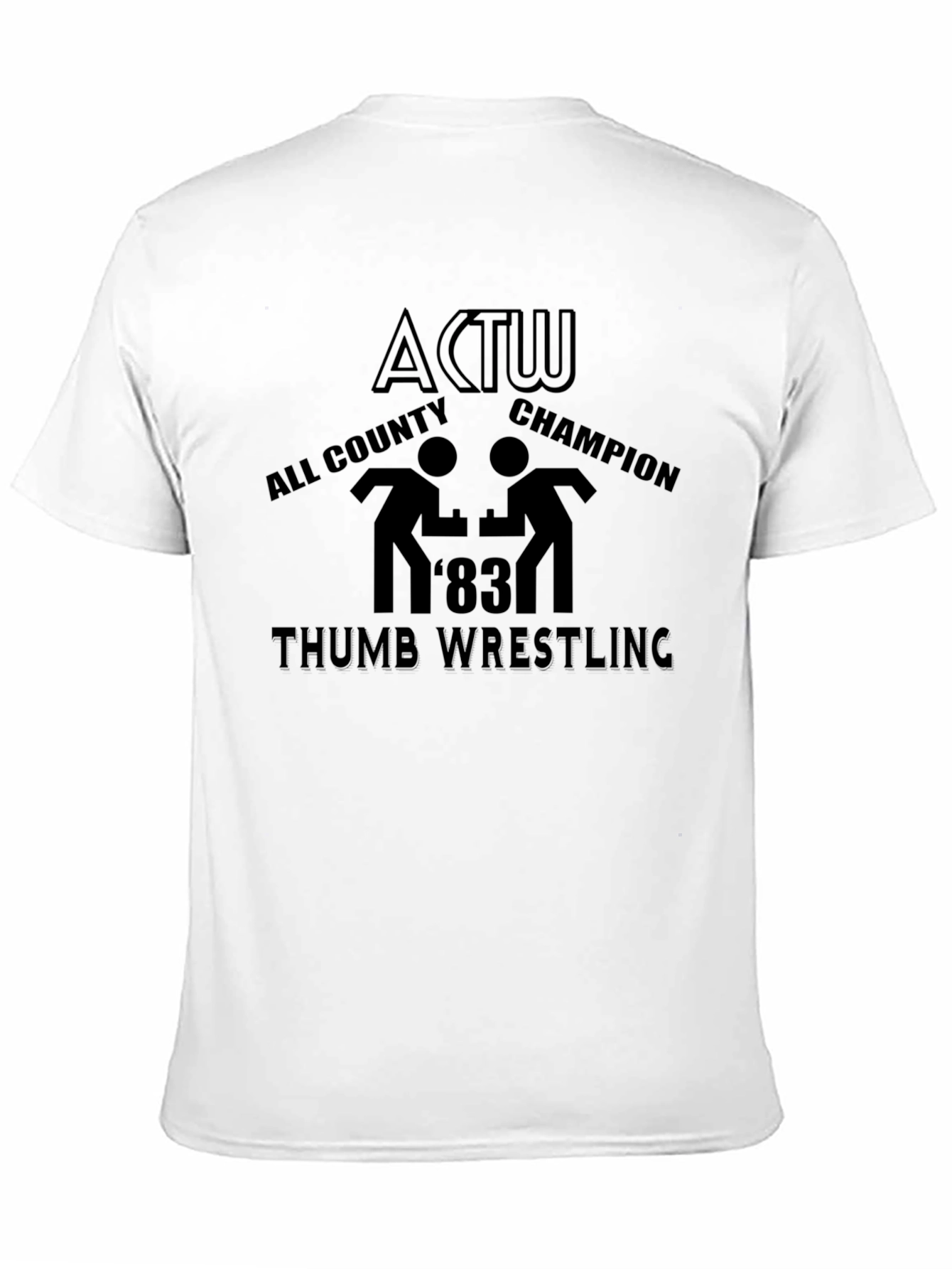 ACTW Thumb Wrestling 83 Black T-Shirt