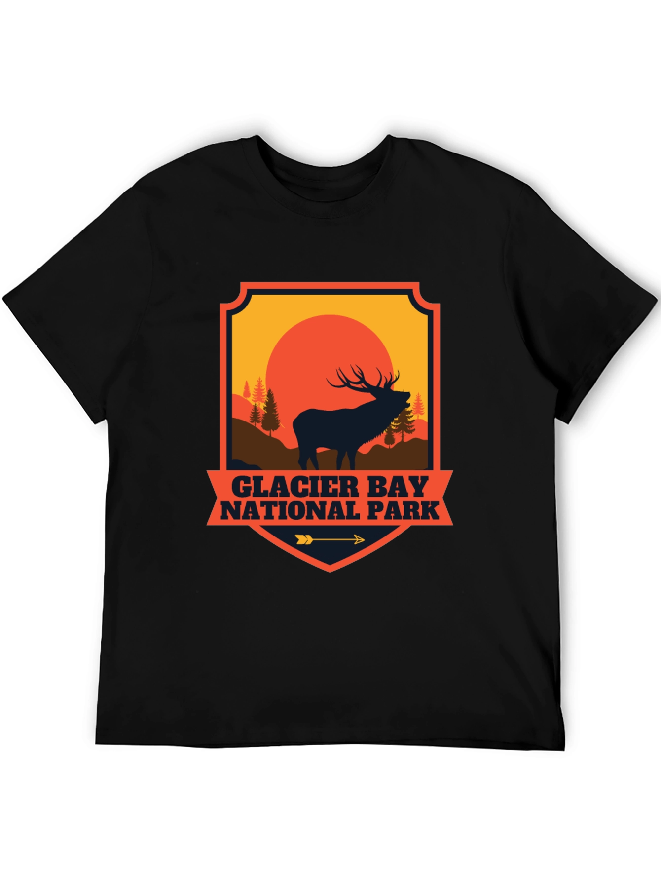 Glacier Bay National Park Elk Graphic Tee
