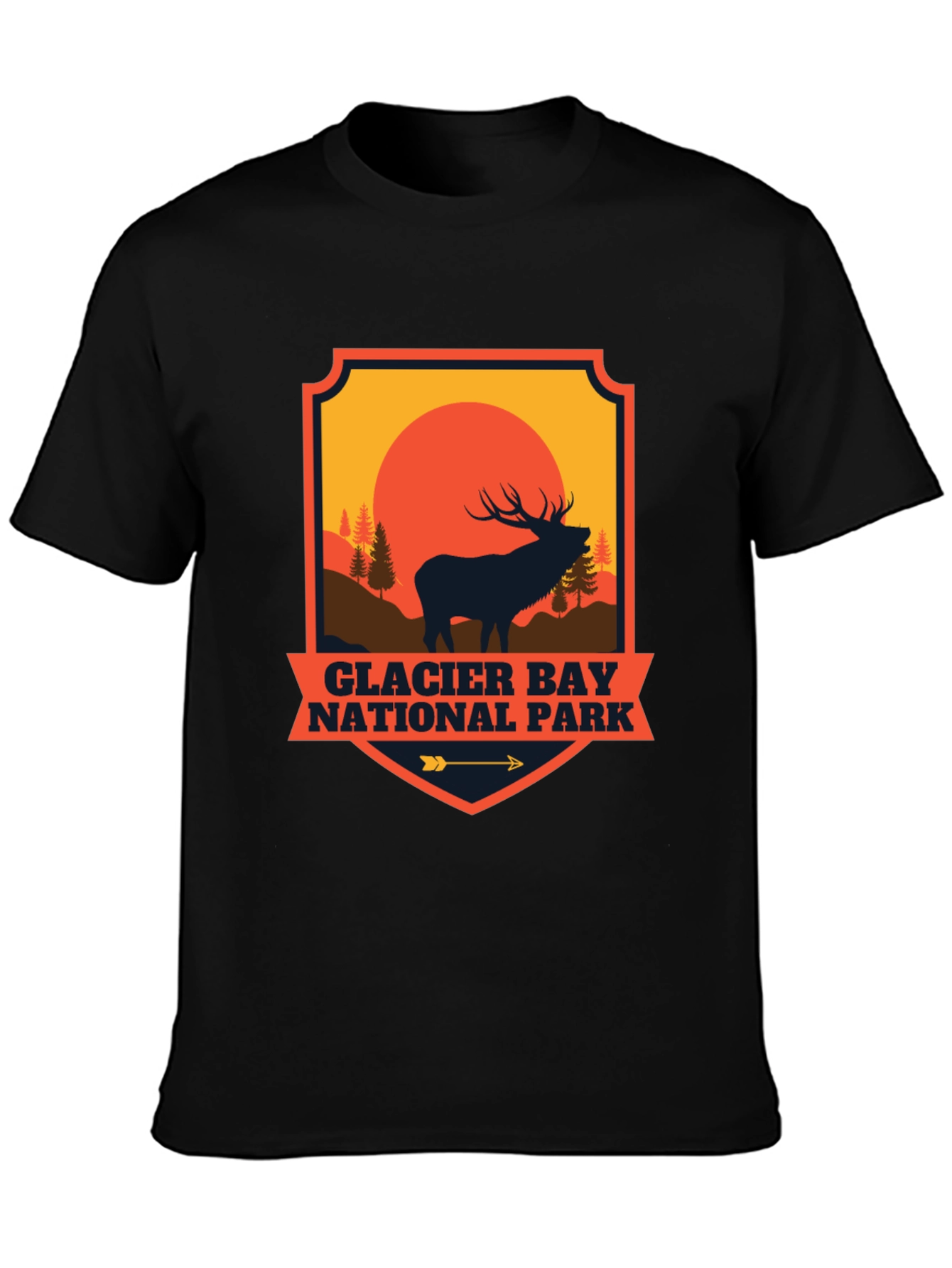 Glacier Bay National Park Elk Graphic Tee